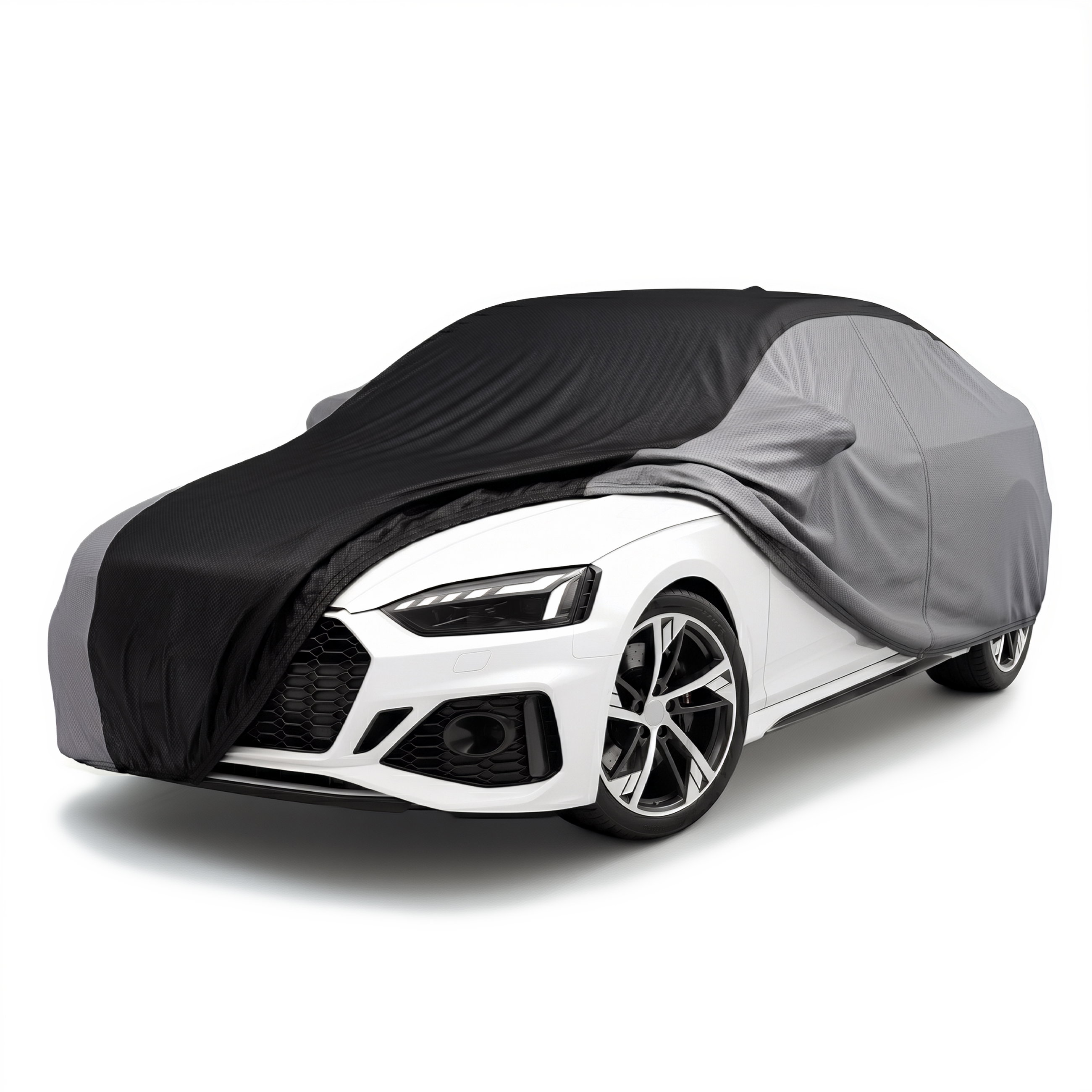 Housse de voiture Indoor Eco, bâche complet pour l'interieur taille 2 voiture noir
