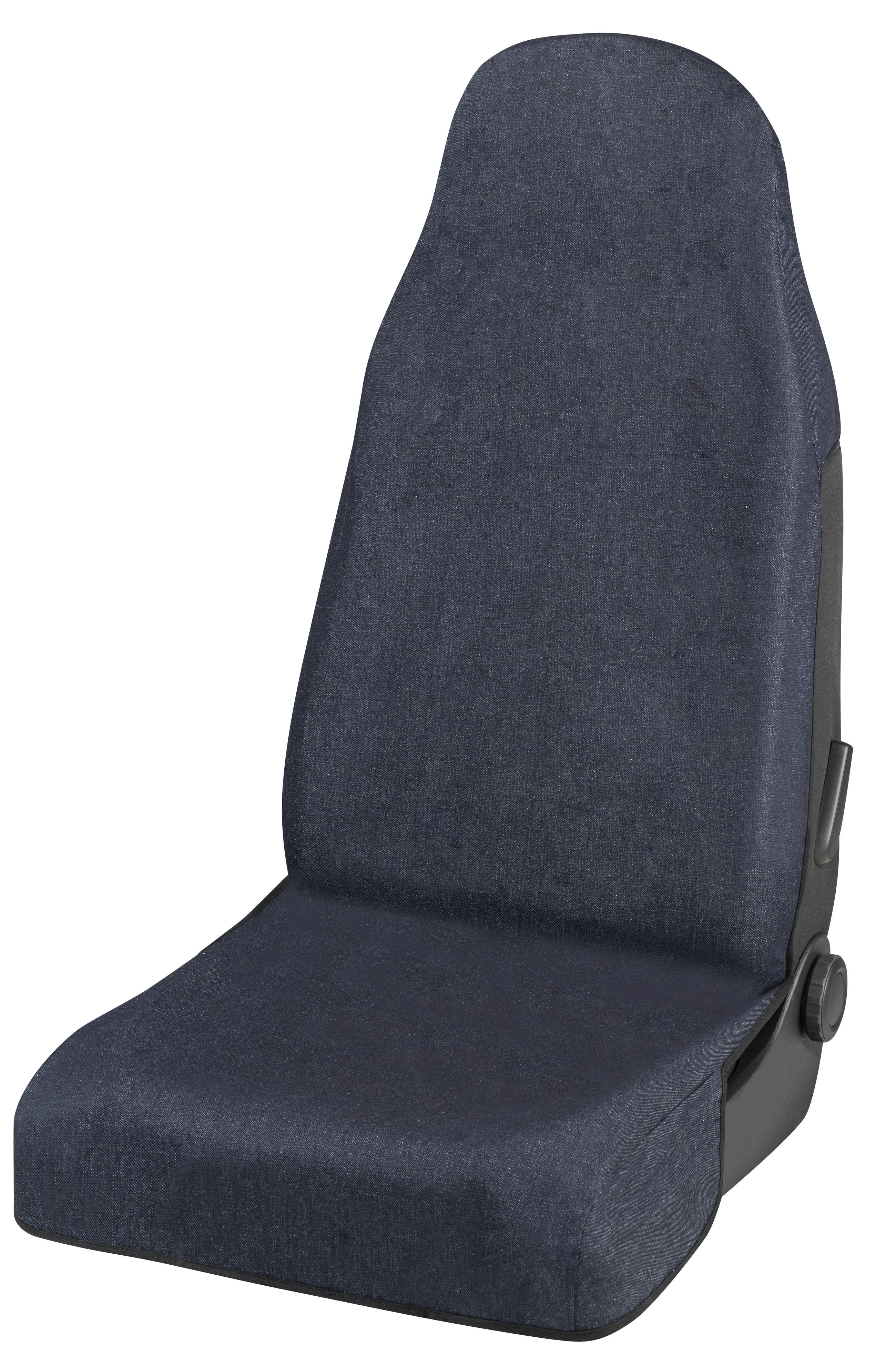 Autositzbezug Jeans, PKW-Schonbezug Einzelsitz blau, 1 Stück