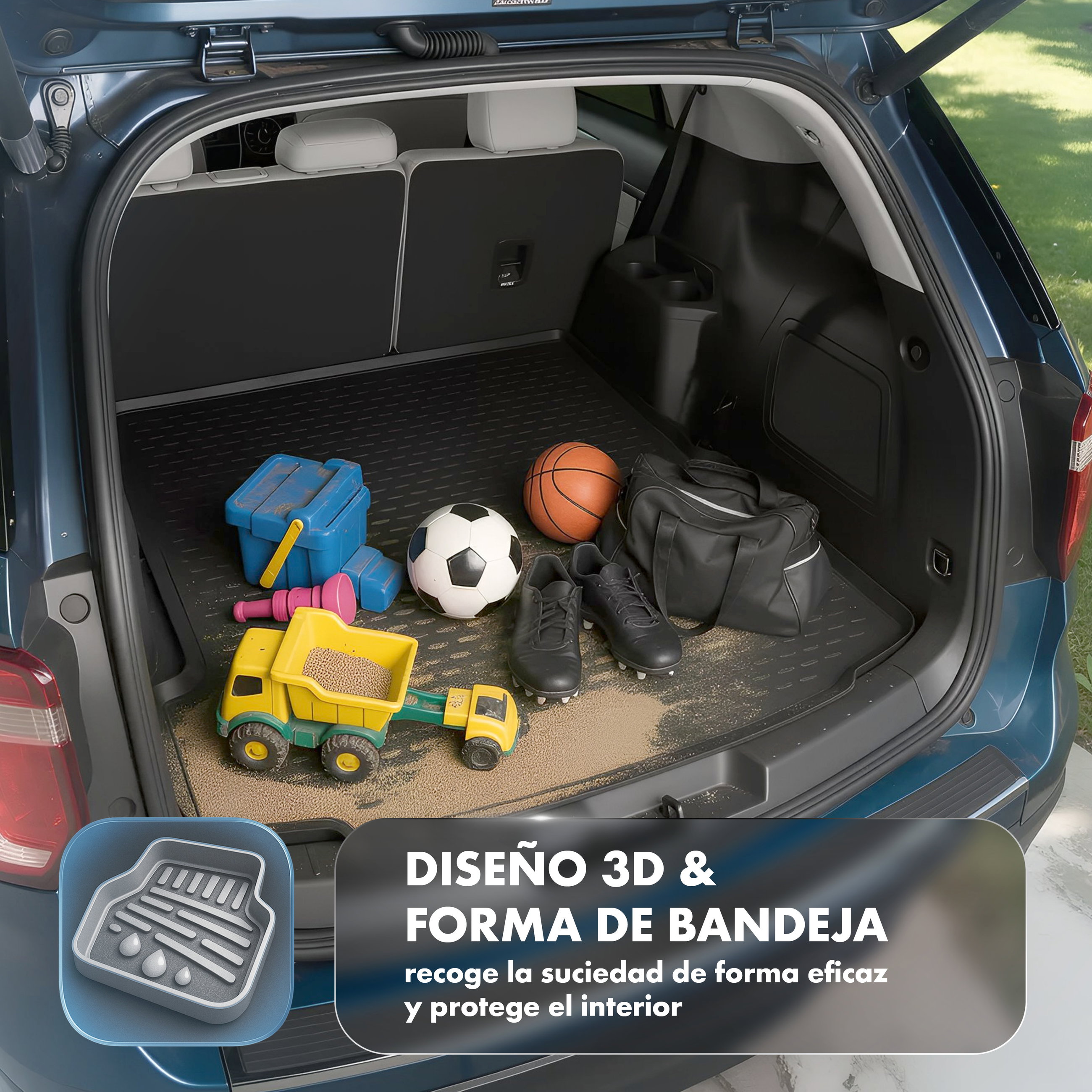 Bandeja de maletero XTR para Mercedes Benz Clase B (T245/W245) 2005 - 2011