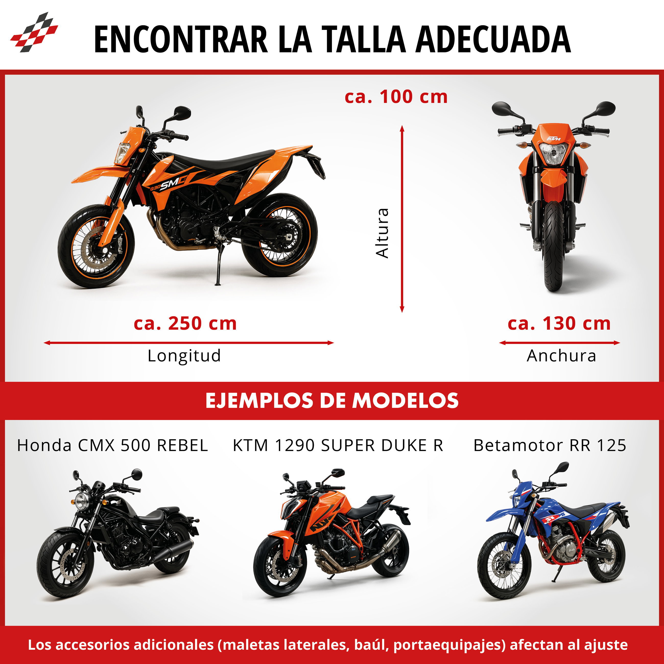 Funda para moto Indoor Stretch L, Indoor funda para moto transpirable, garaje para moto para el Interior - 250x100x130 cm negro