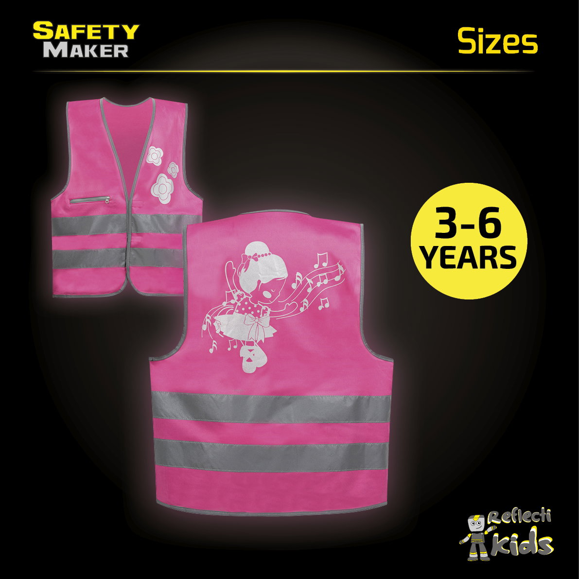 gilet de sécurité 3-6 ans Ballet Doll