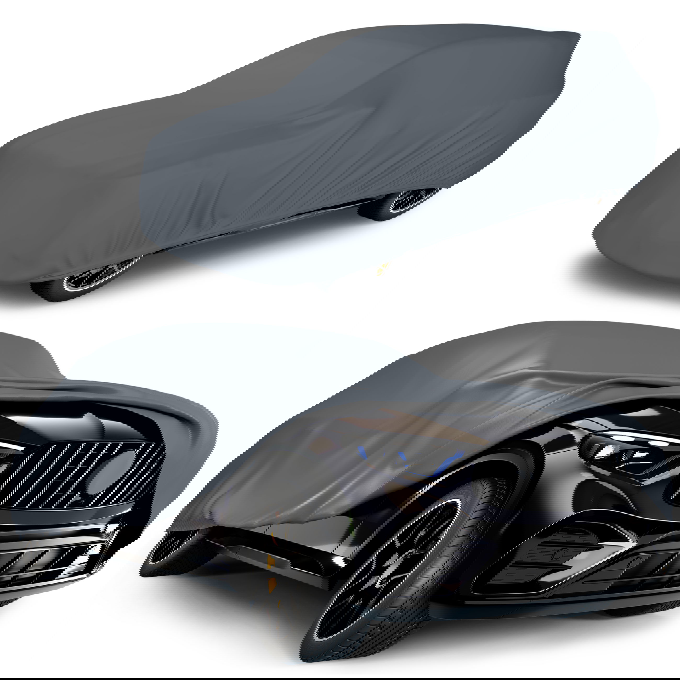 Autoabdeckung, Car Cover, grau, Blickdichte, Kfz-Abdeckung