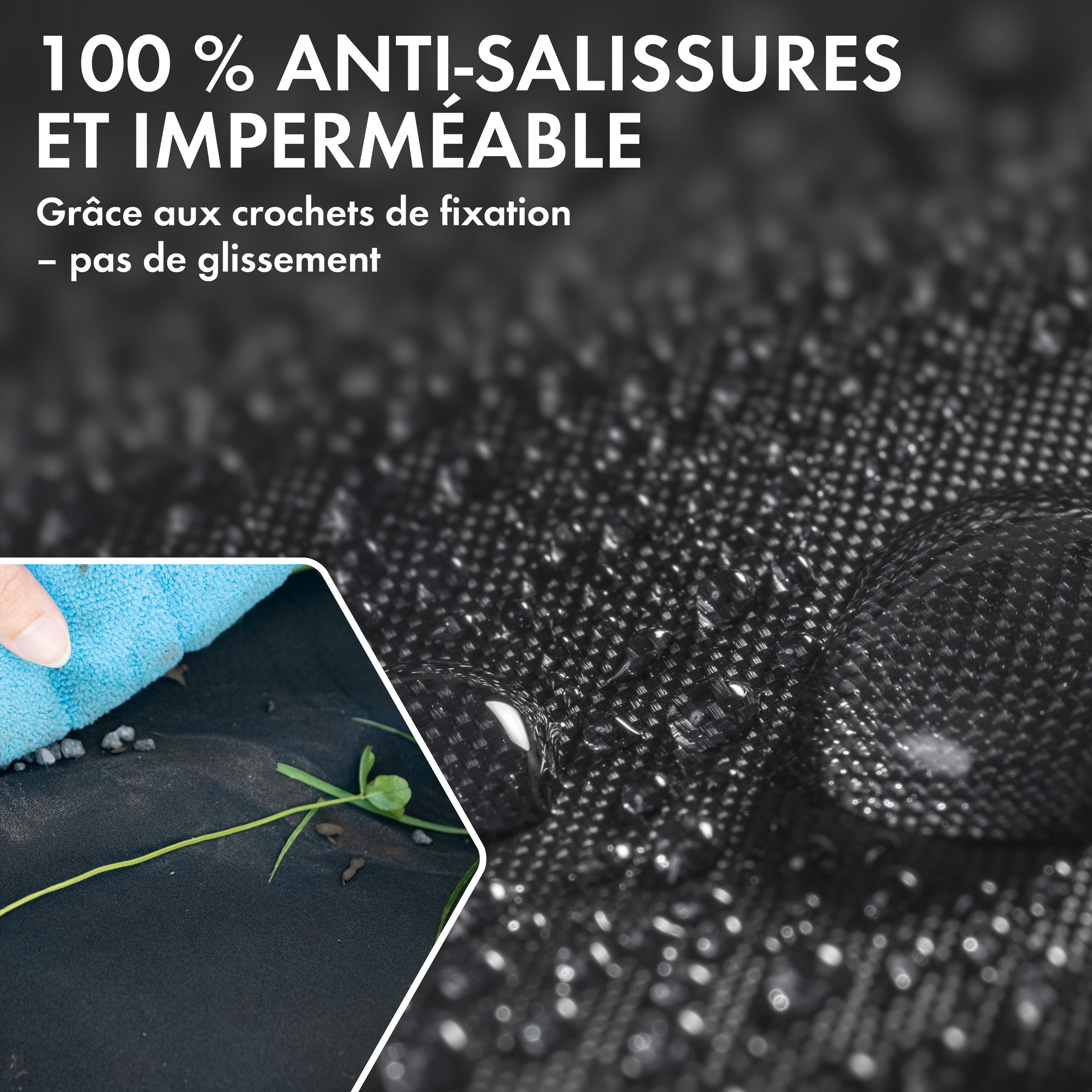 Housse de siège néoprène pour voiture, protection de siège arrière étanche, housse de protection universelle et robuste pour voiture/camion, 1 pièce