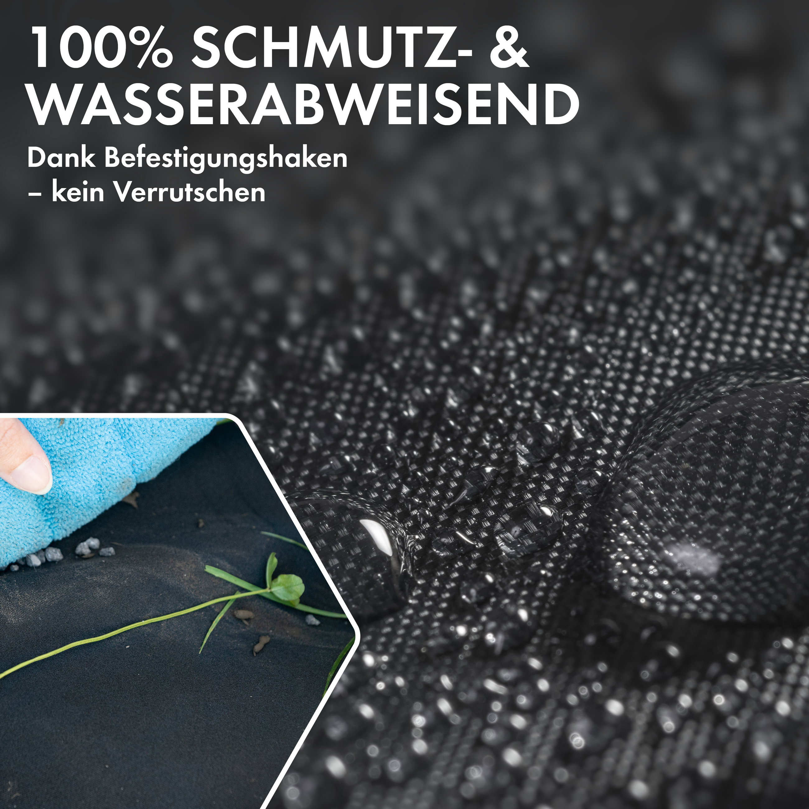 PKW Sitzauflage Neopren, Auto-Sitzschoner Vordersitz wasserdicht, robuste Universal Schutzauflage und Schutzunterlage PKW/LKW, 1 Stück