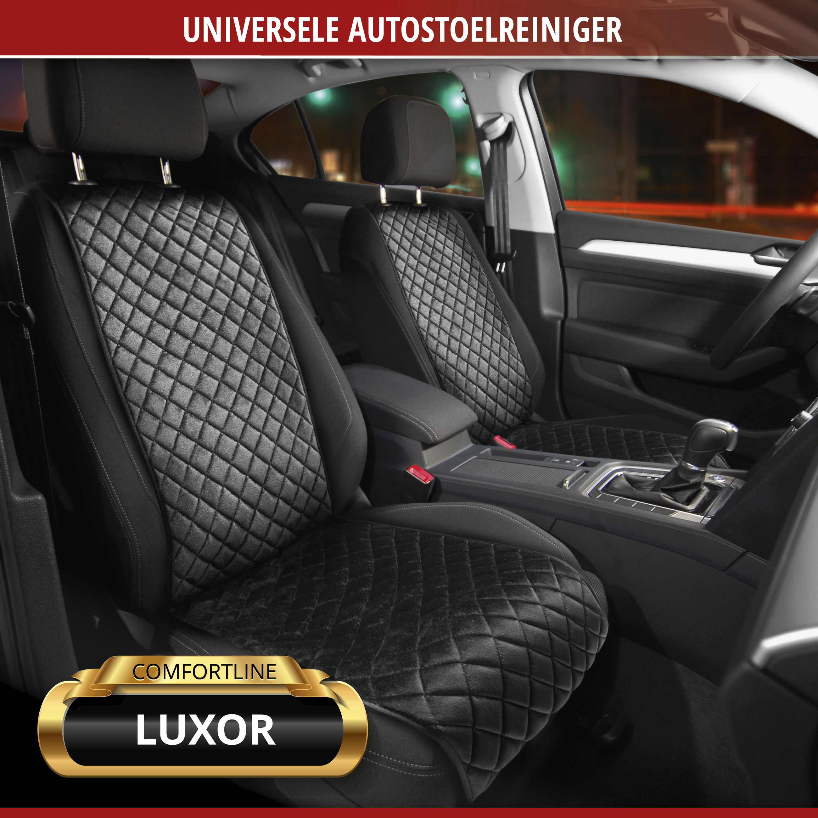 Auto-Interieur, Sitzbezüge, Quilted, Schwarz, Kissen
