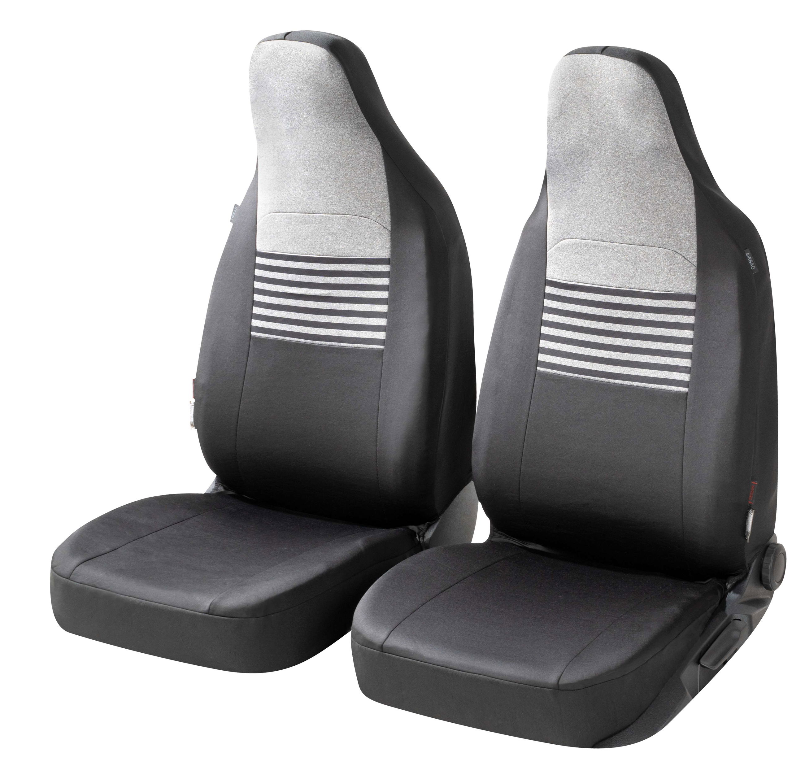 img_prd_11866_gordon_2fs__sall__aec__v1 Autositzbezug ZIPP-IT Premium Gordon, PKW-Schonbezüge für 2 Vordersitze mit Reißverschluss-System schwarz/grau