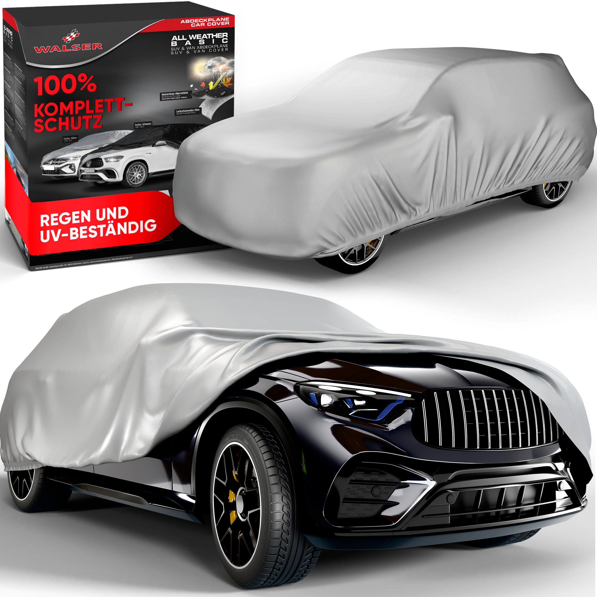Bâche voiture, bâche de voiture garage complet SUV taille XL argent Bâche voiture, bâche de voiture garage complet SUV taille XL argent