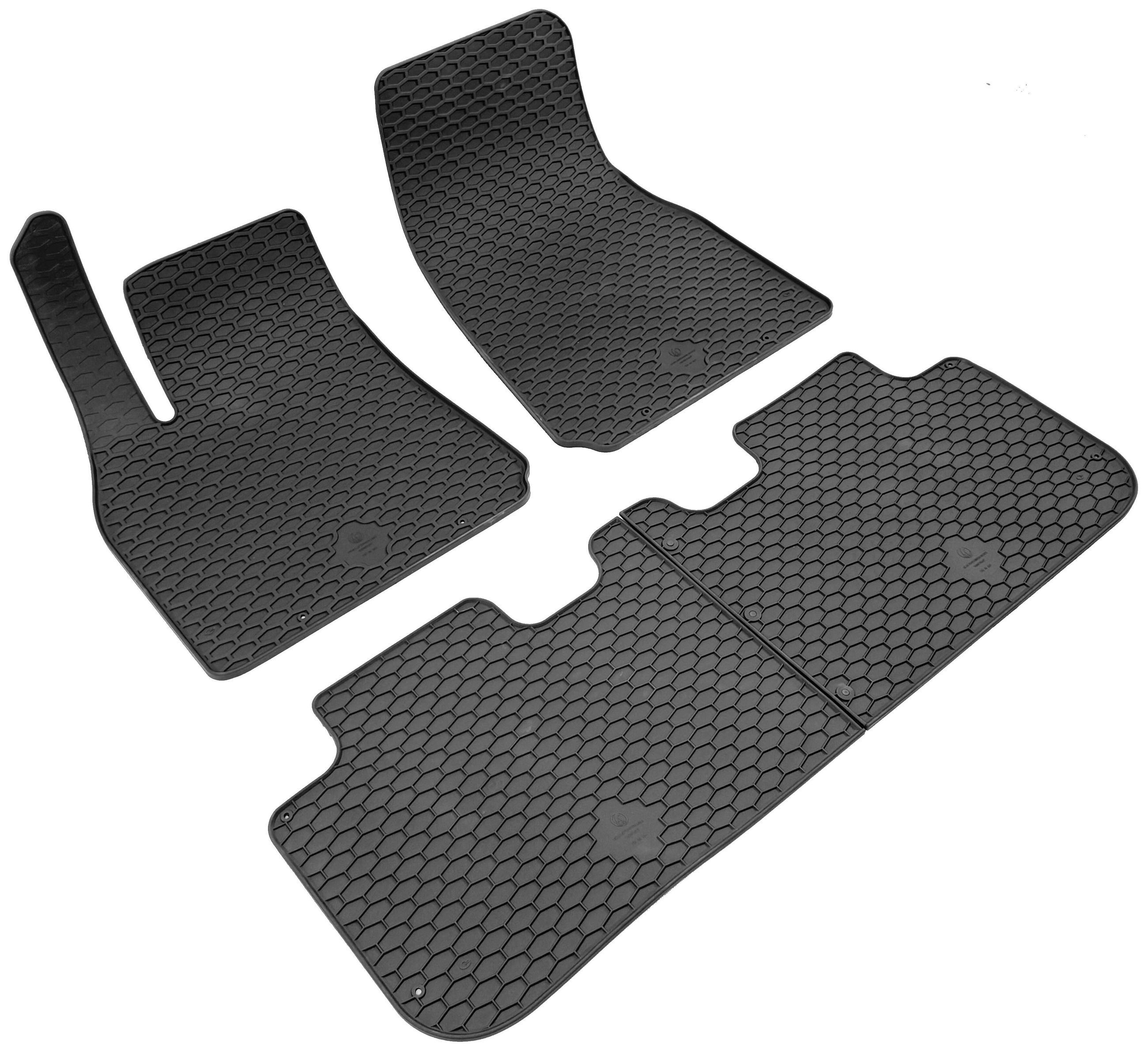 Tappetini in gomma DirtGuard su misura per Tesla Model Y (5YJY) 03/2019-2025