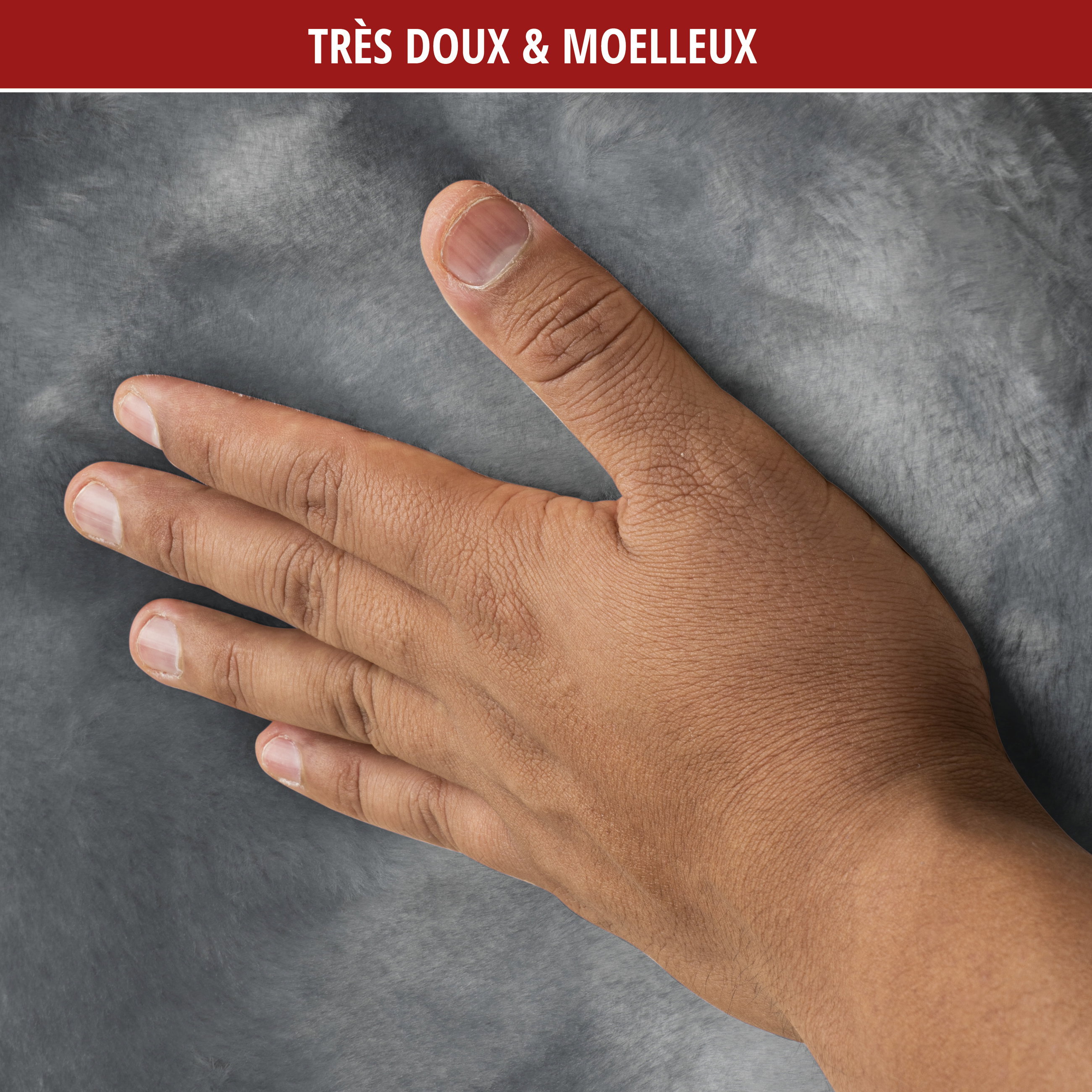 Housse de siège auto Teddy en fausse fourrure, protection de siège individuel, revêtement en fausse fourrure argent, 1 pièce