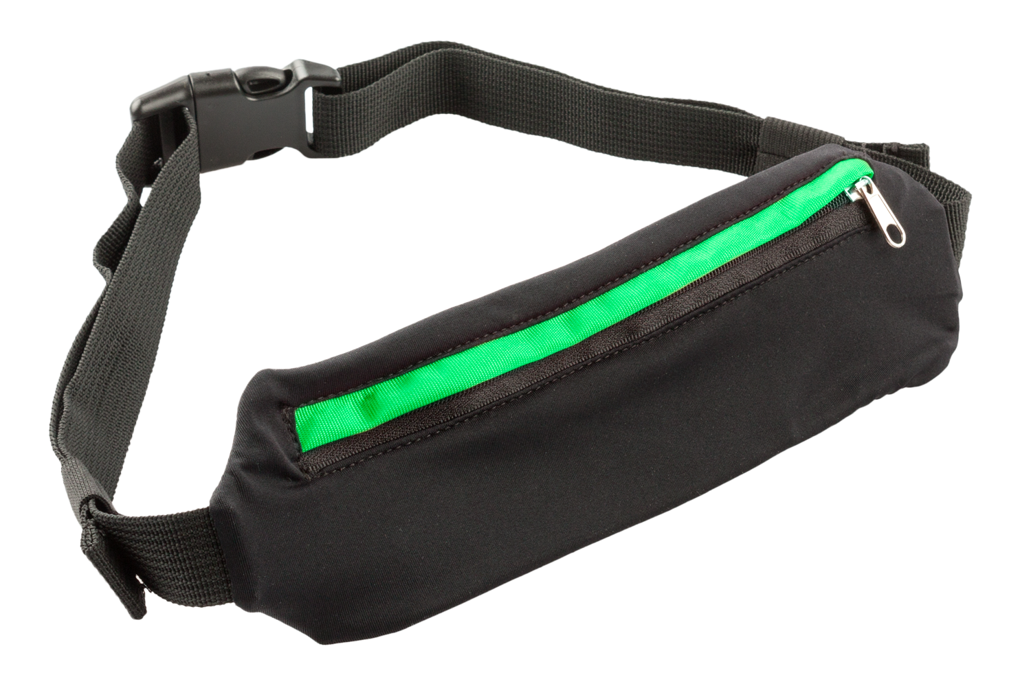 Sacchetto da cintura a LED nero verde