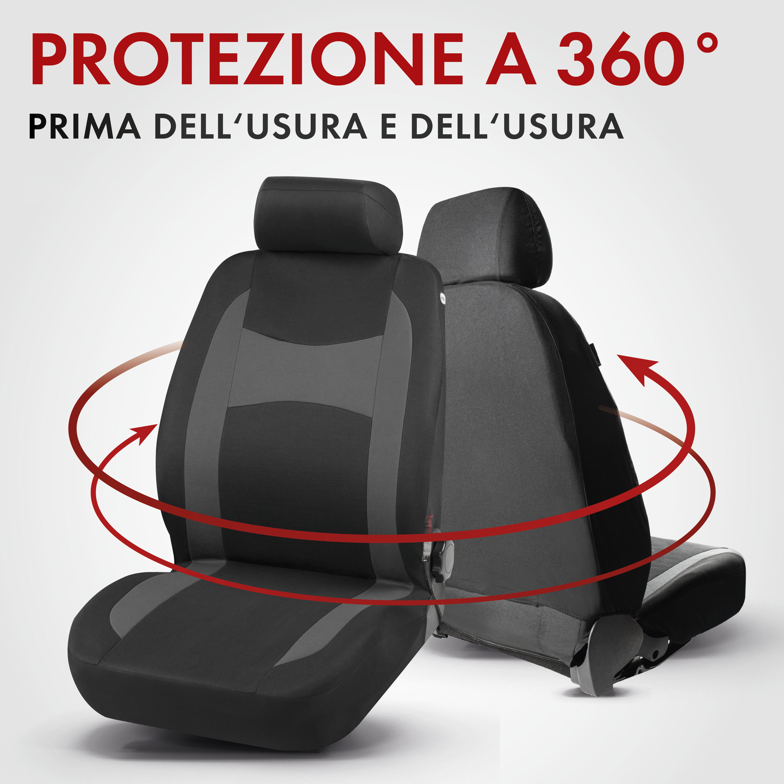 Coprisedili auto Fairmont grigio