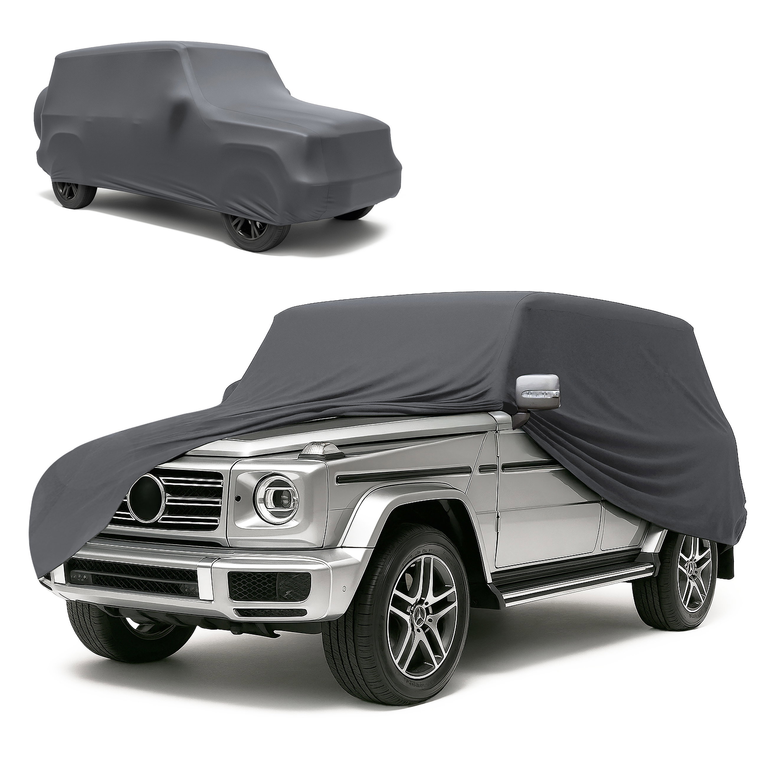 Overtrek Indoor Stretch Maat 10 SUV/VAN antraciet, Walser Onlineshop