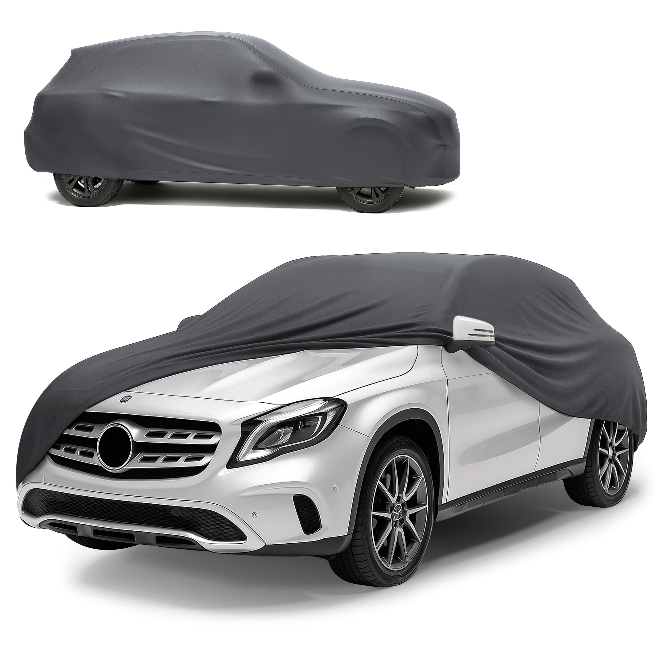 Car cover Indoor Stretch Plus size 8 SUV/VAN anthracite, Walser Onlineshop