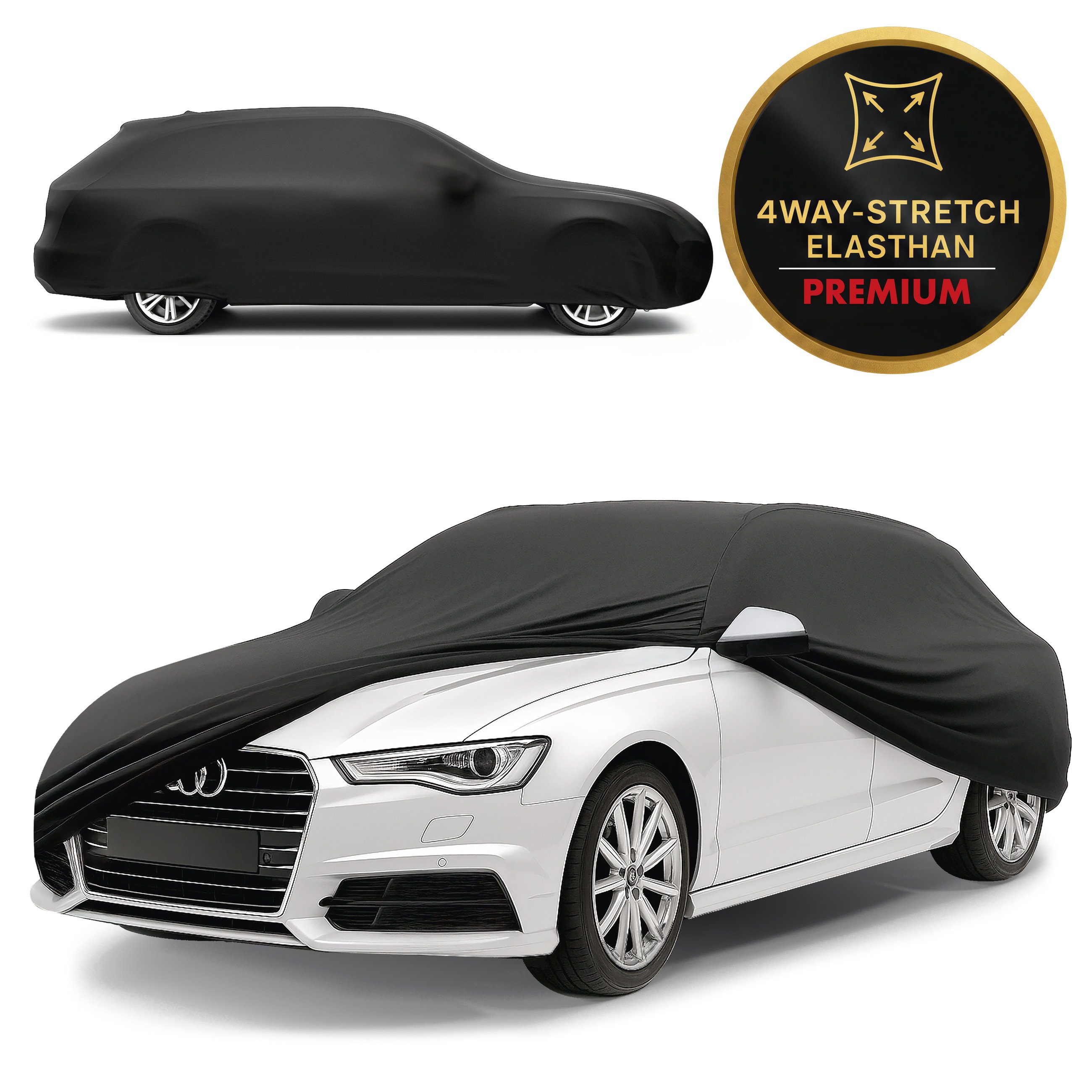 Car cover Indoor Stretch Plus size 6 combi black, Walser Onlineshop