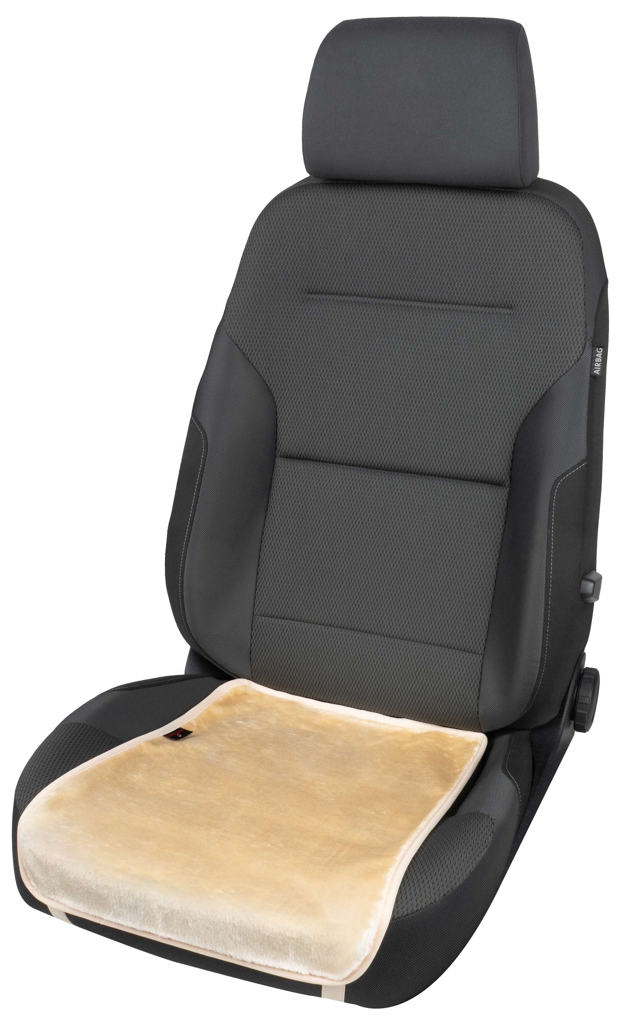 Sitzkissen Teddy 1 pcs. beige Kissen, Dekoration für Zuhause, Stuhl, Mobiliar