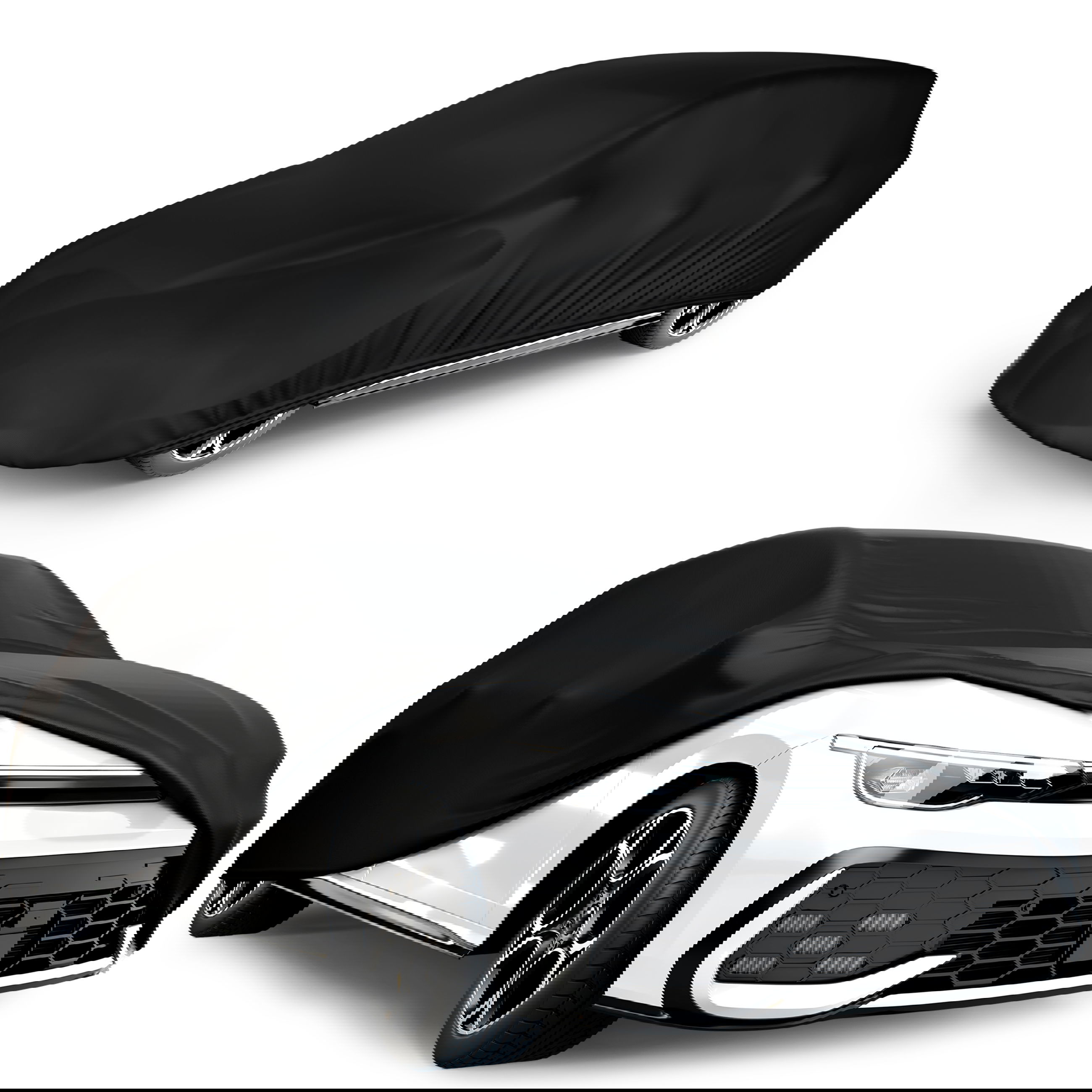 auto, autoabdeckung, schwarz, limousine, fahrzeug