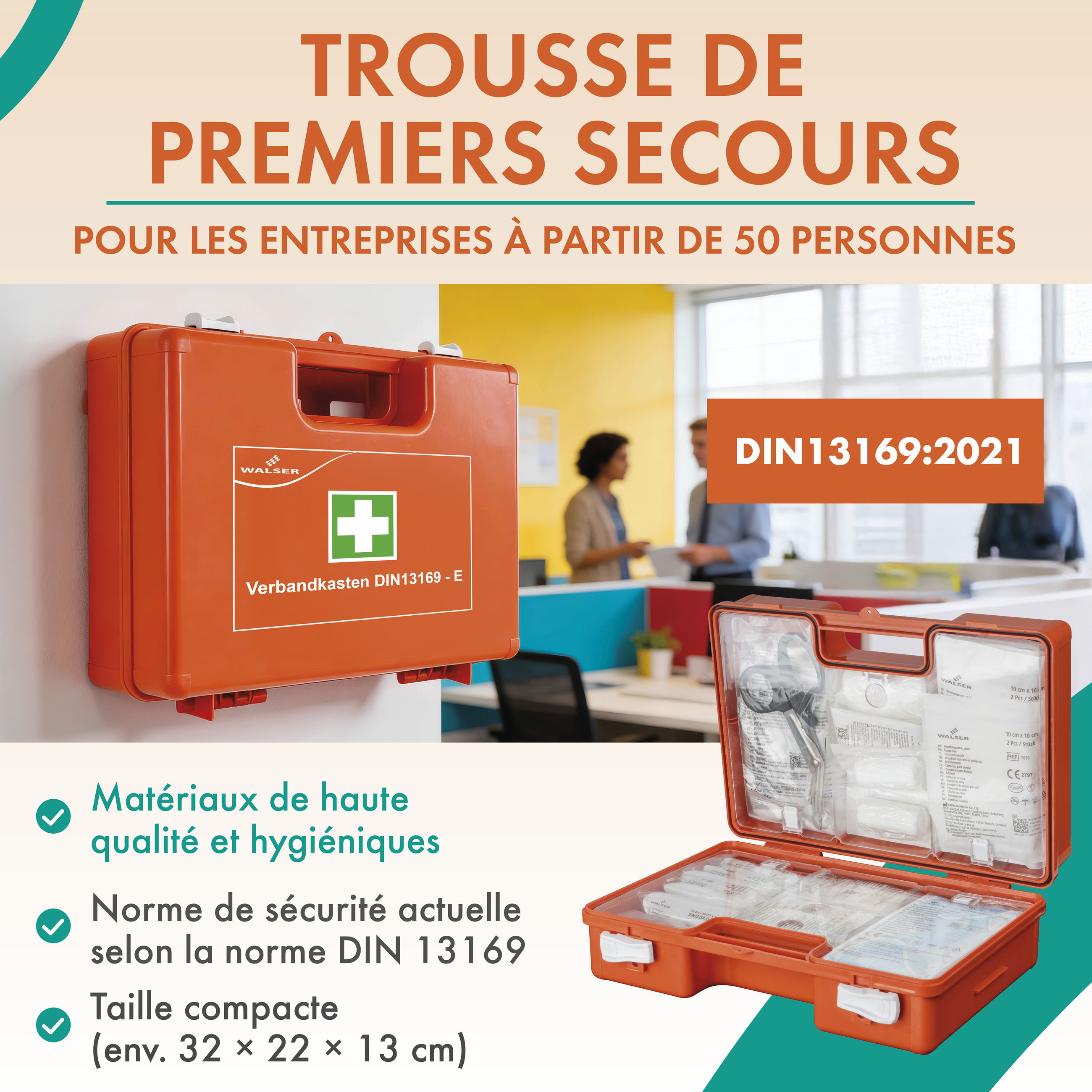 Erste Hilfe, Kabinett, Mobiliar