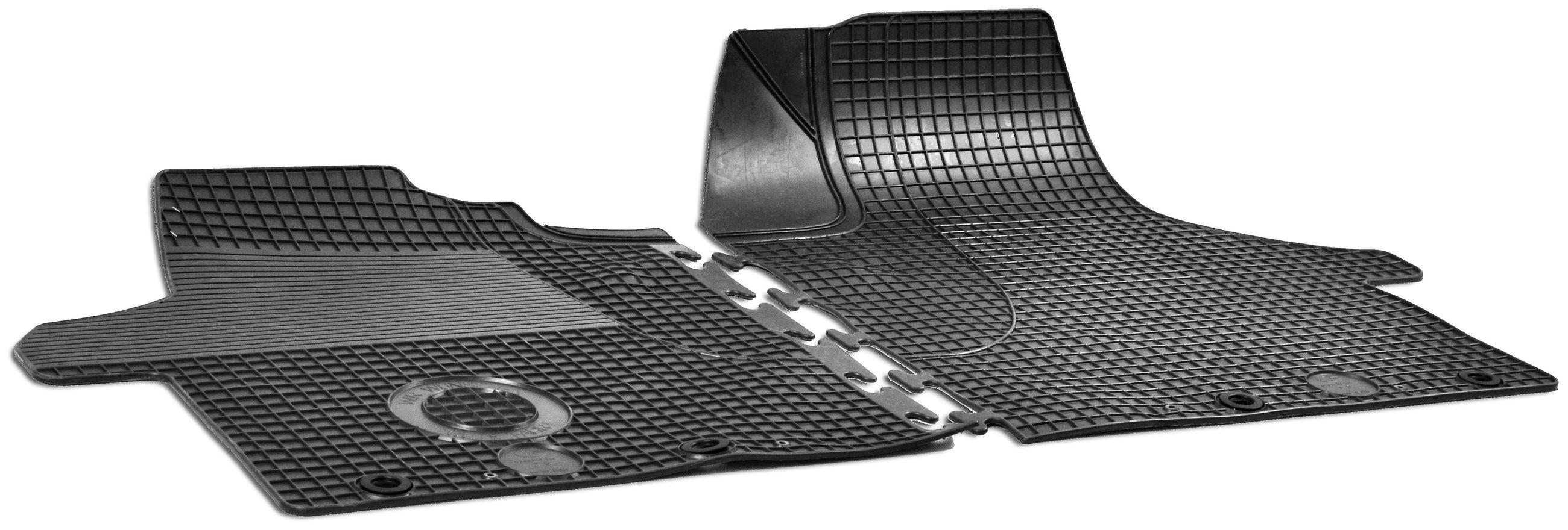 Rubber mats DirtGuard for VW Transporter V 04/2003-Facelift 2009