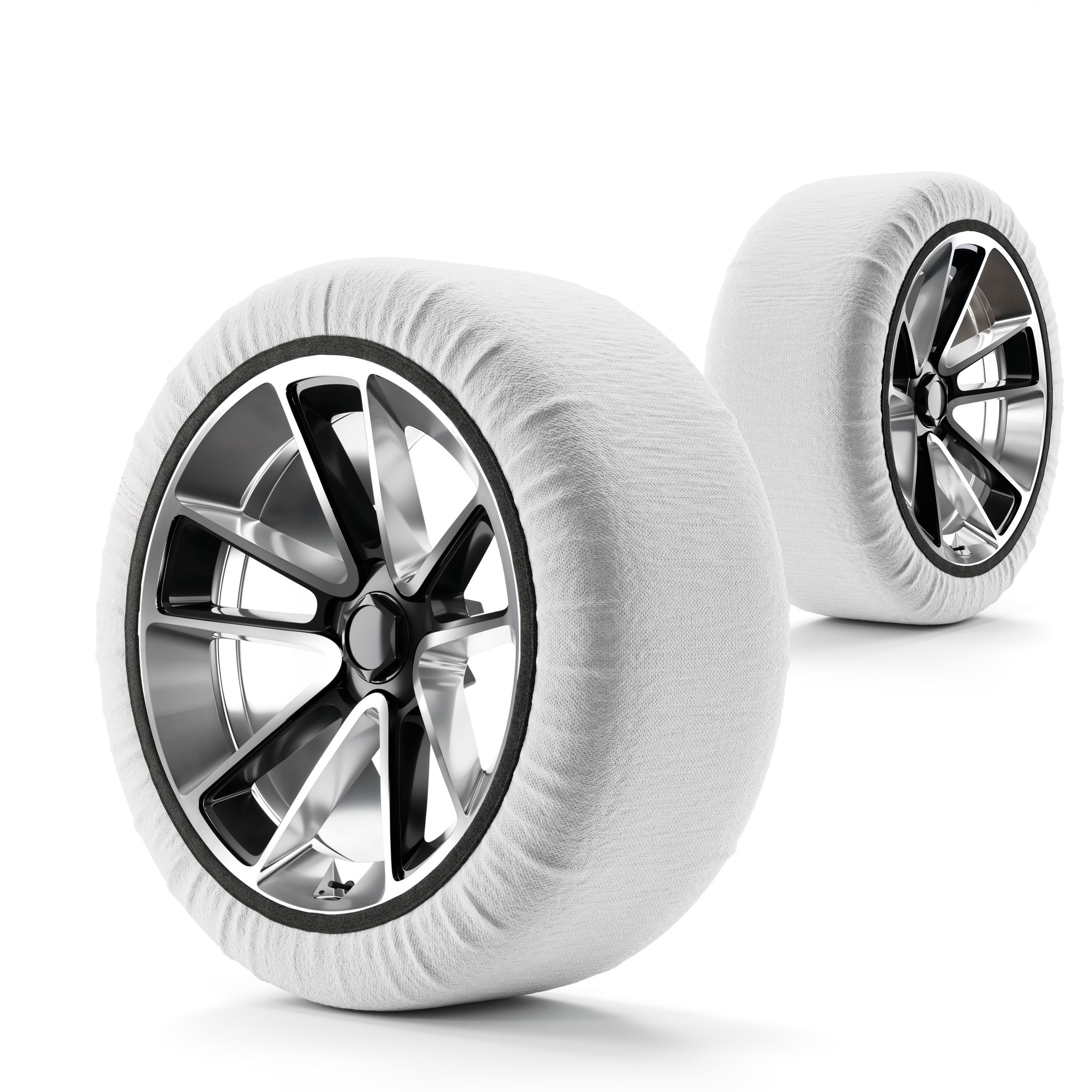 Premium Snow Chains Ultra Grip XL, 2 pieces Textile Snow Chains homologated according to EU standard 16662-1, Snow Socks Set of 2 white Premium Snow Chains Ultra Grip XL, 2 pieces Textile Snow Chains homologated according to EU standard 16662-1, Snow Socks Set of 2 white