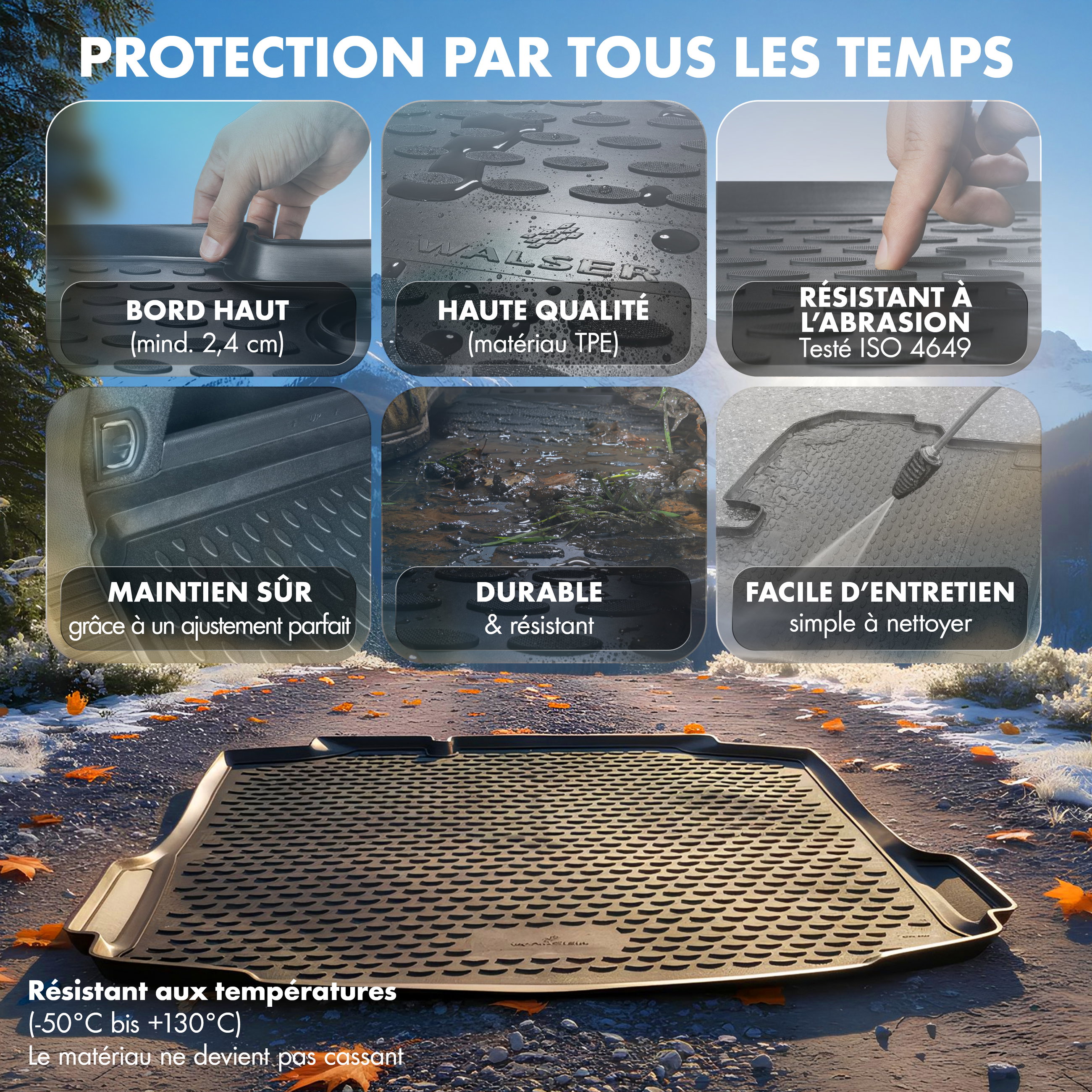 Bac de Coffre XTR pour VW Passat (B7) Limousine 08/2010 - 12/2015