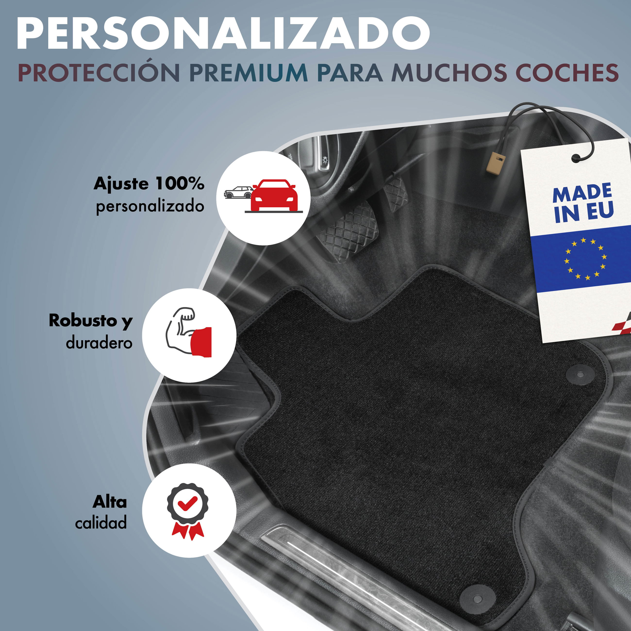 Wanne, Whirlpool, Wanne, Whirlpool, auto mat, car mat, floor mat, schwarz, texturiert, autofloor-mat, carpet, car mat, all-weather, black, Auto Fußraum Matte, Kofferraum Matte, Gummimatte, Anti-Rutsch, Schwarz, Autoteppich, Fußmatte, Pedalbereich, Rutschf