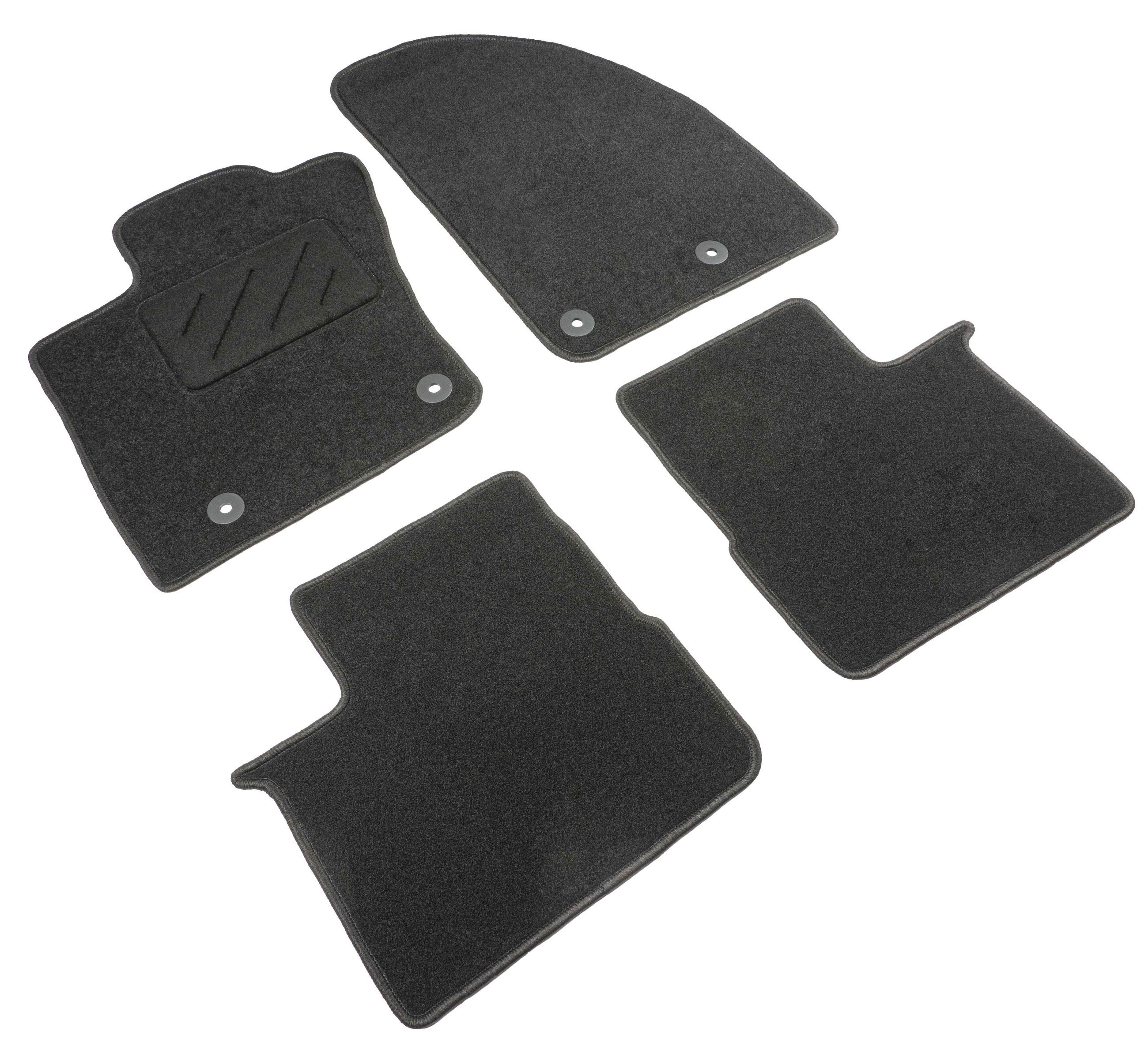 Auto mats, Car mats, Floor mats, Gummi mats, Schwarz