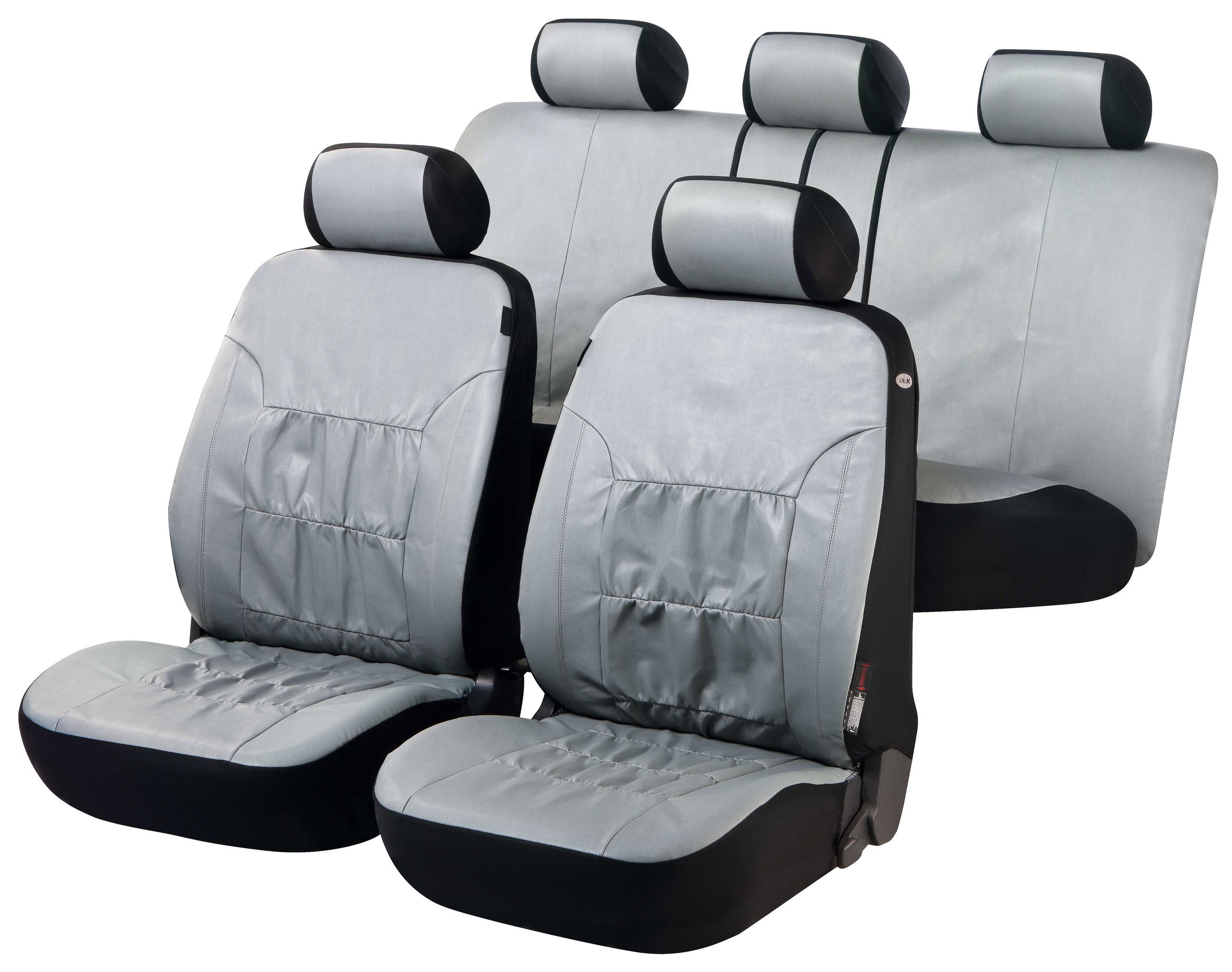 Car Seat covers Nappa Touch grey imitation leather, Walser Onlineshop