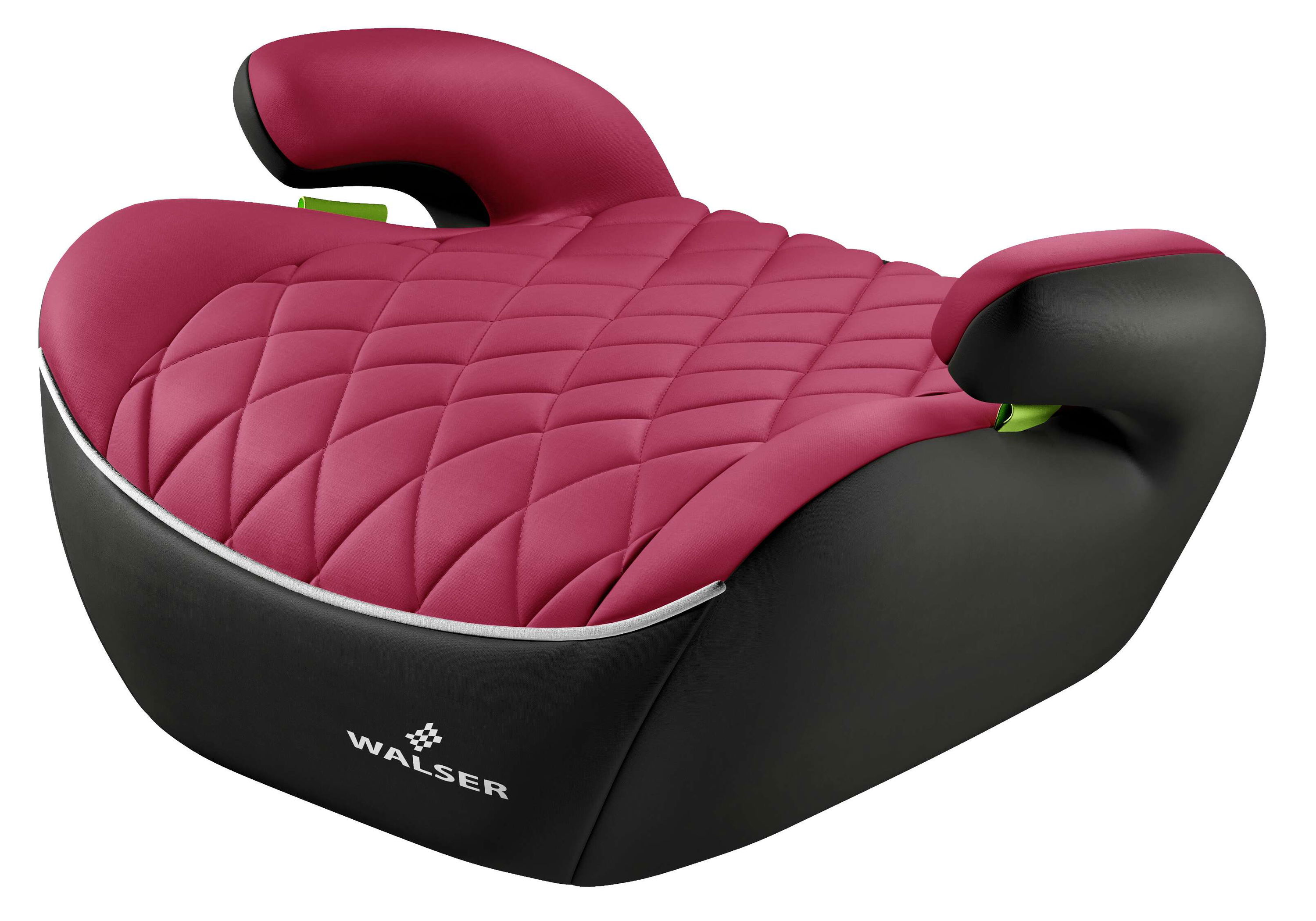 Booster Seat Andy, Premium booster seat car ECE R 129 tested, child seat black/pink, Walser Onlineshop
