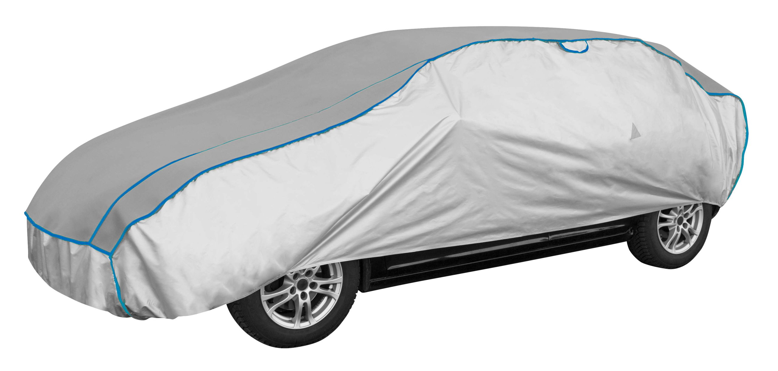 Voiture Housse de protection anti-grele Comfort Protect, Taille 3, protection anti-grele jusqu'a 1,9 cm, argent/bleu