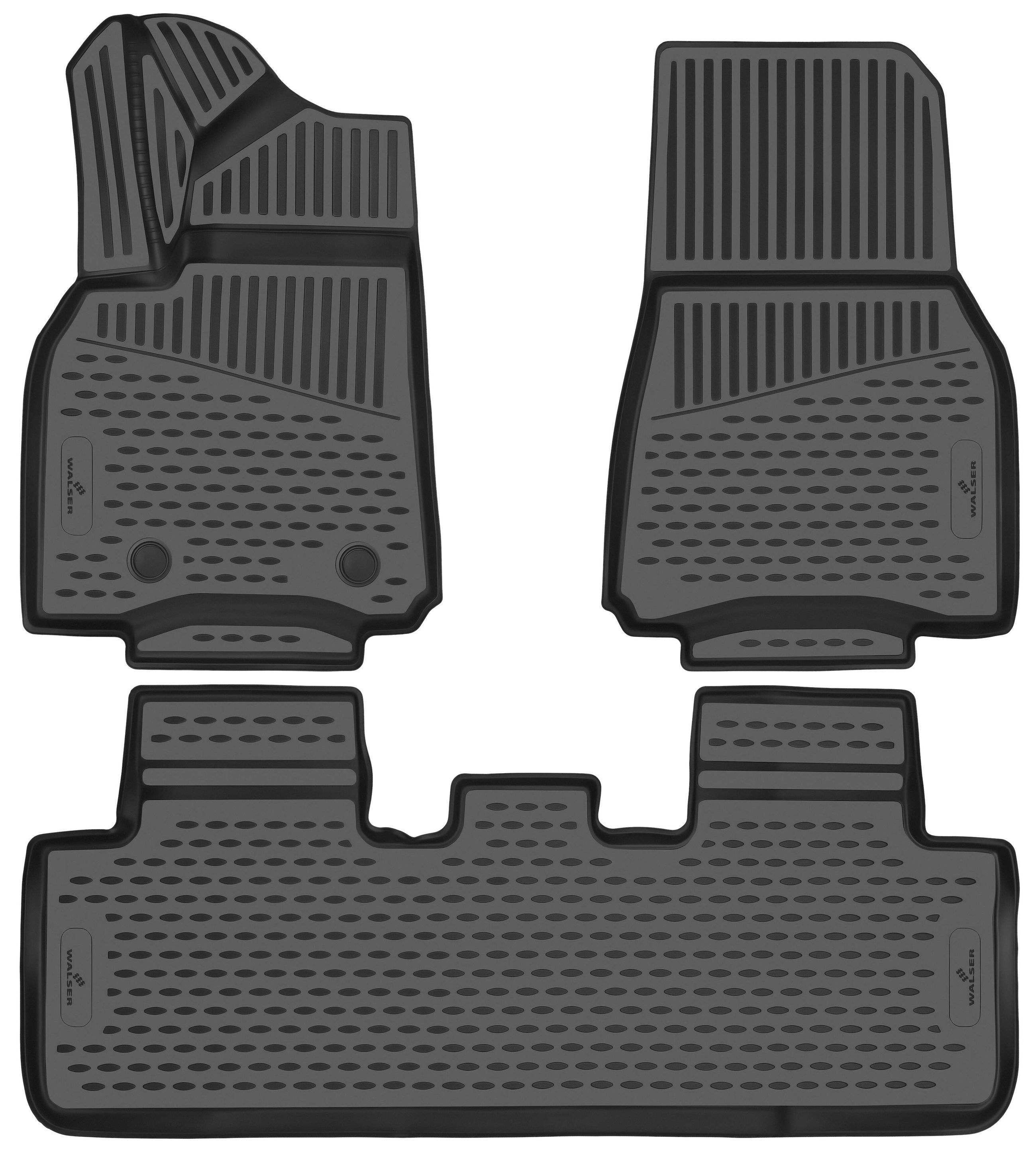 Auto-Matten, Autoteppiche, Allwetter, Fußmatten, Satz von 3, autokit floor mats, car floor mats, gummi mats, all-weather mats, fahrzeuginnenausstattung