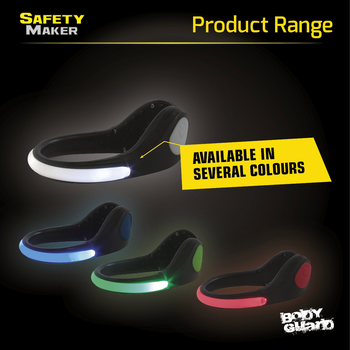 Clip da scarpe a LED bianco