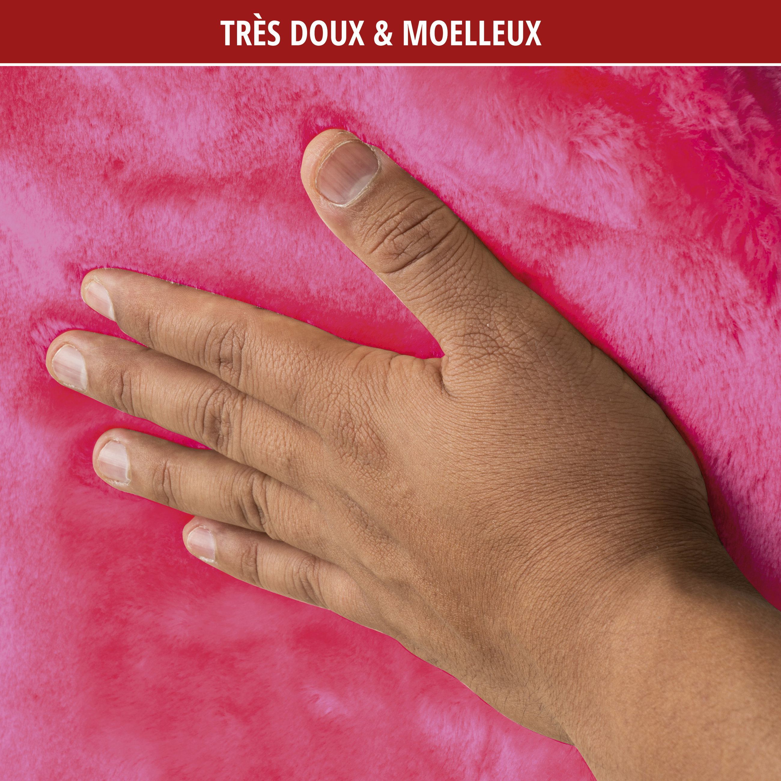 Housse de siège auto Teddy en fausse fourrure, protection de siège individuel, revêtement en fausse fourrure rose, 1 pièce