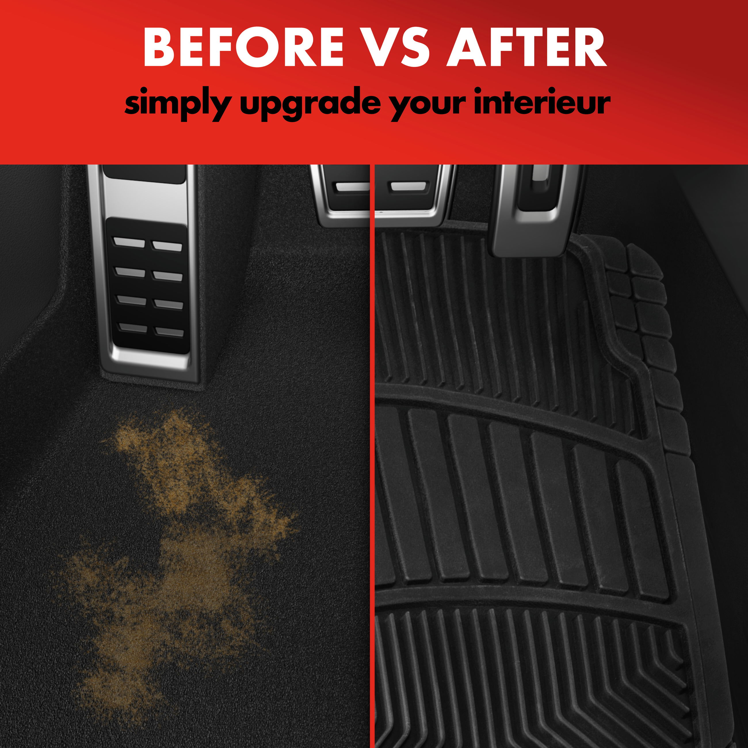 Car Rubber mats Priscus cut to size 28063