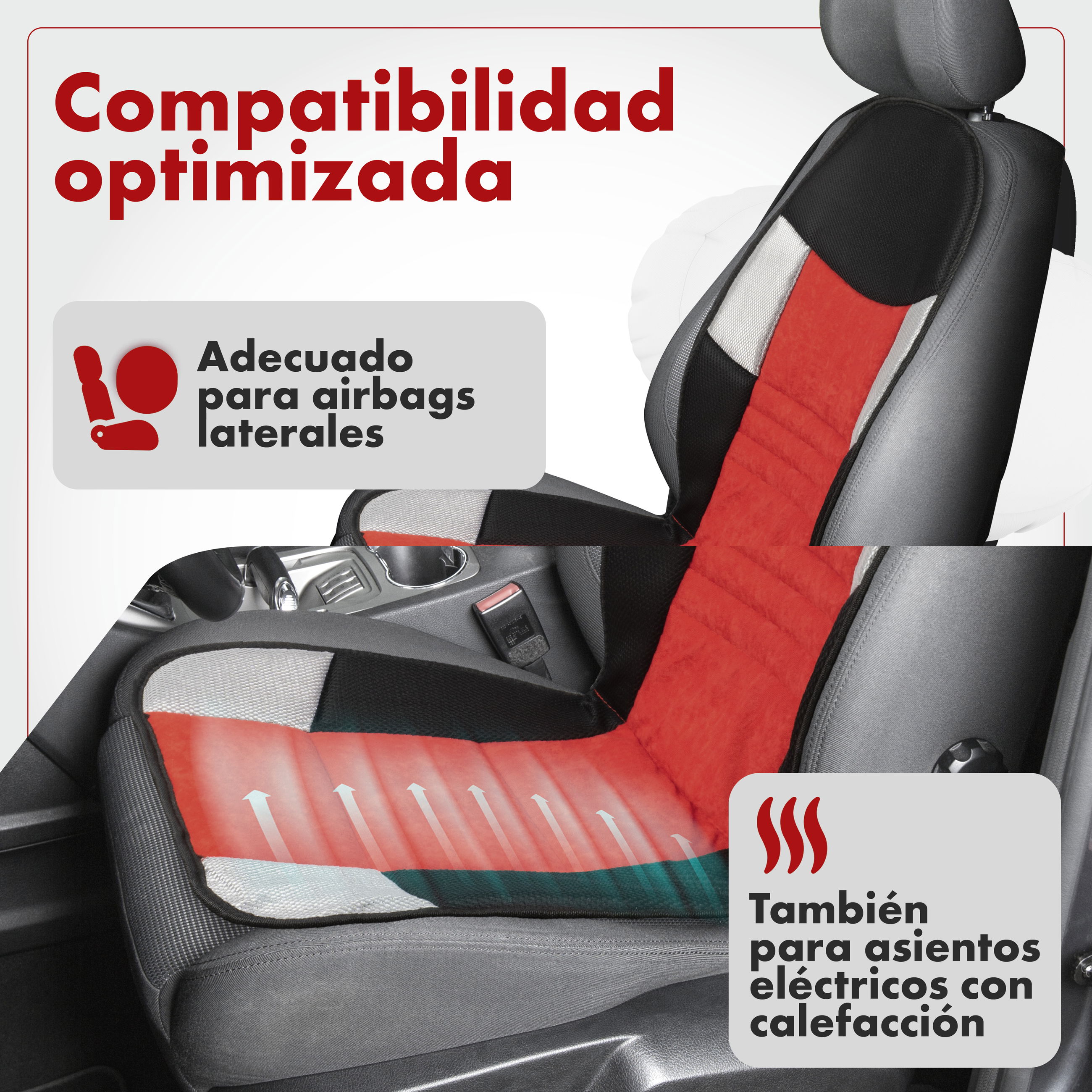 Kissen, Dekoration für Zuhause, Auto, Fahrzeug, Autositz, safety seat, car seat, child seat, red cushion, seat heating