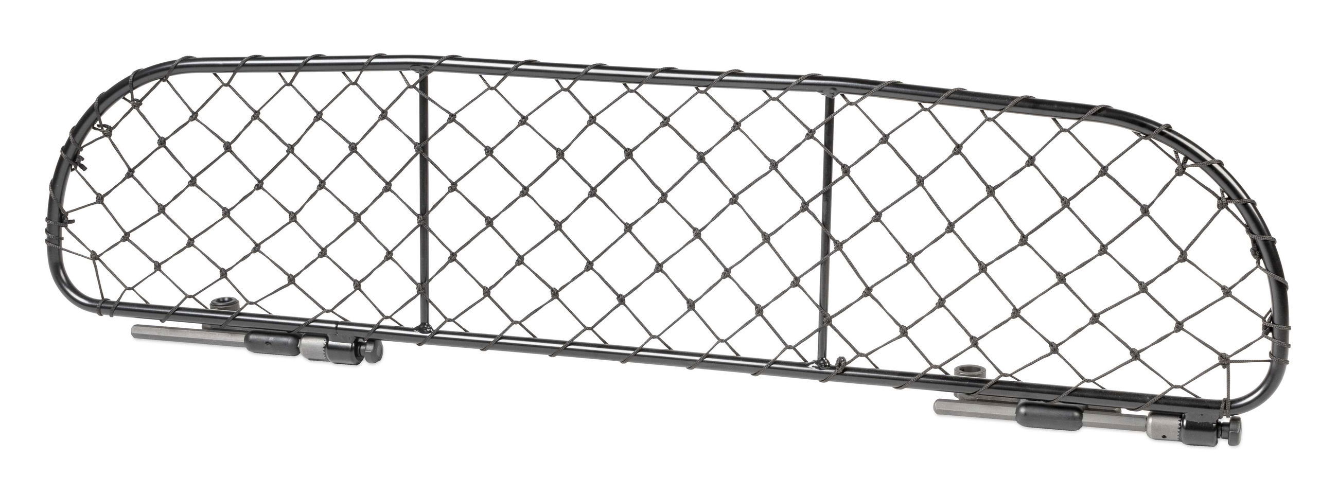 Grille pour chiens Dog Guard, Grille de séparation pour chiens avec filet en nylon, Grille de protection pour voiture noire, taille 5 - 990x200mm Zaun