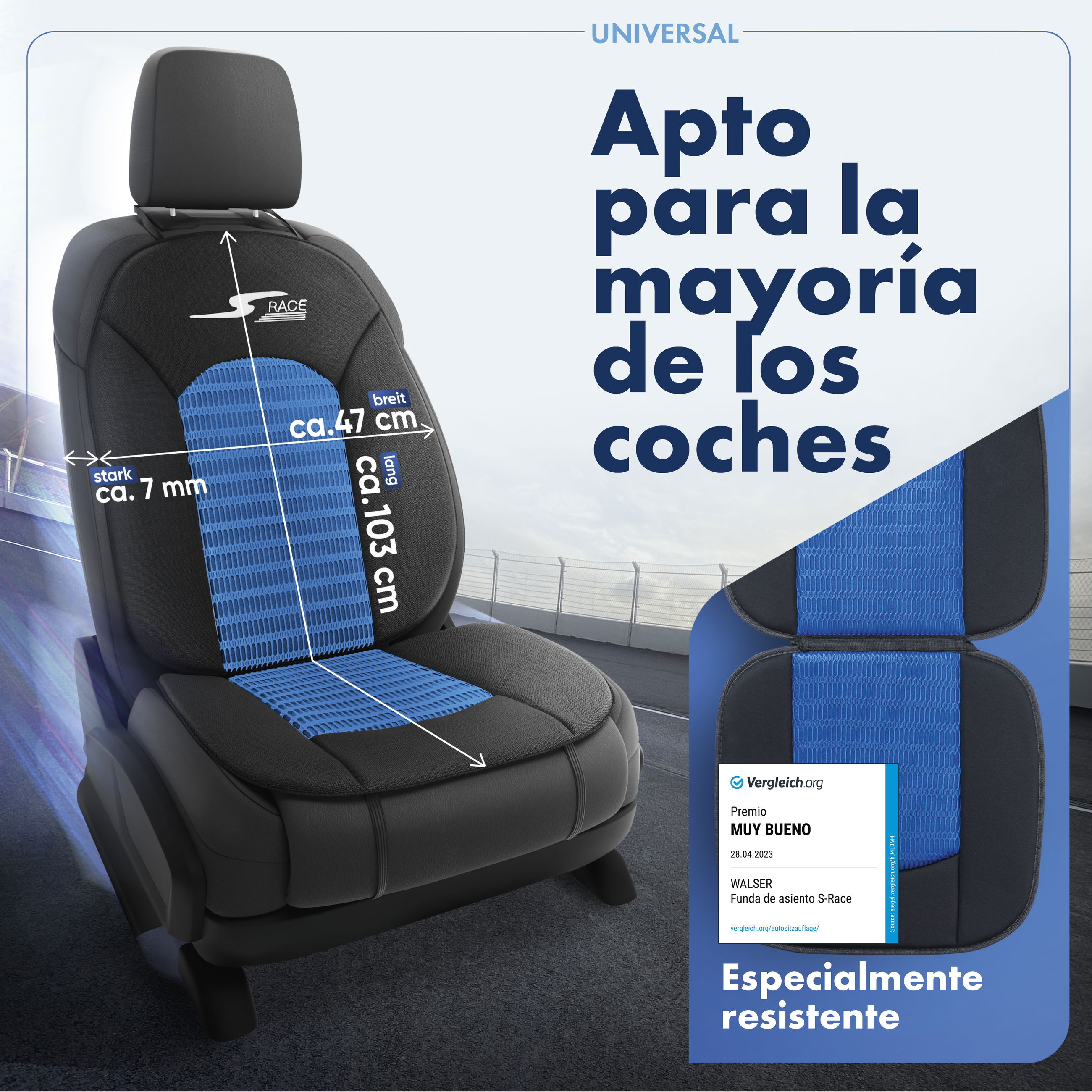 Kissen, Dekoration für Zuhause, Stuhl, Mobiliar, Kissen, Dekoration für Zuhause, Stuhl, Mobiliar, autositze, Autokindersitz, Sitzpolster, blaues Gewebe, Etikett】