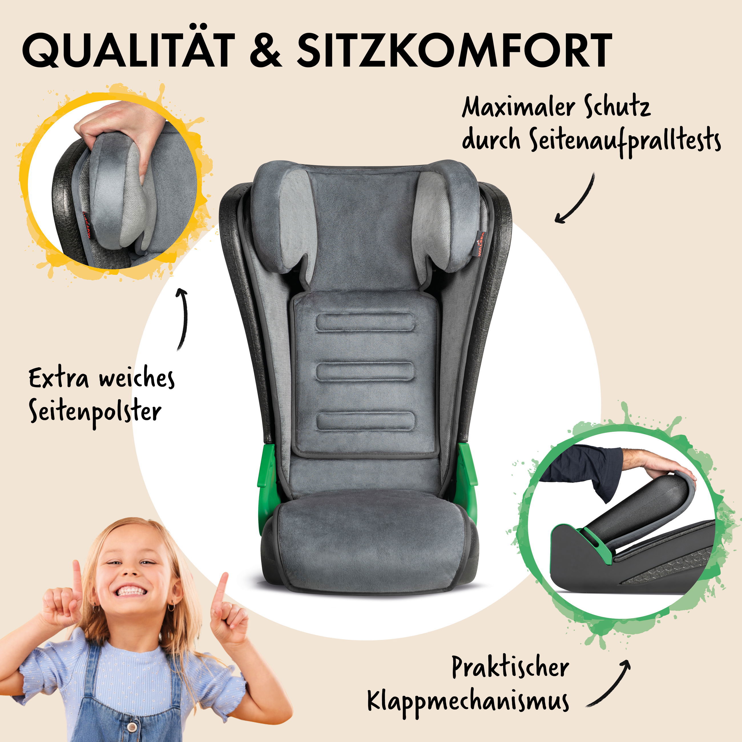 Kissen, Dekoration für Zuhause, Kind, Mädchen, Person