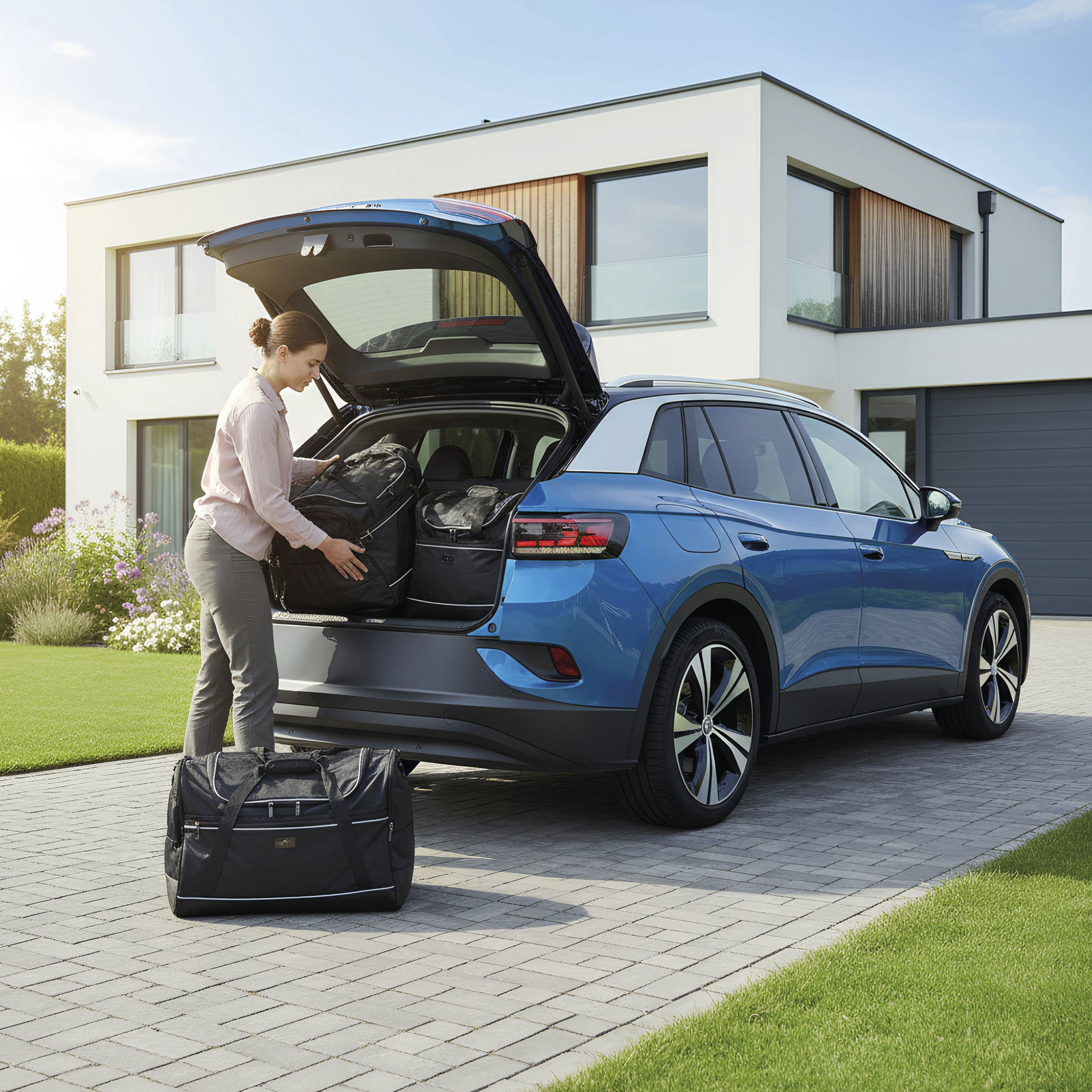 Person, Tasche, Handtasche, Auto, Rad