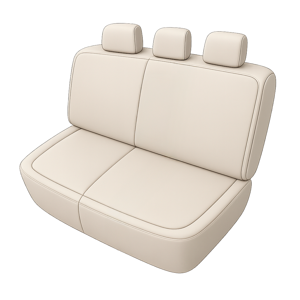 Hoes Performer van 100% polyester compatibel met VW Caddy V, 1 hoes voor de achterbank