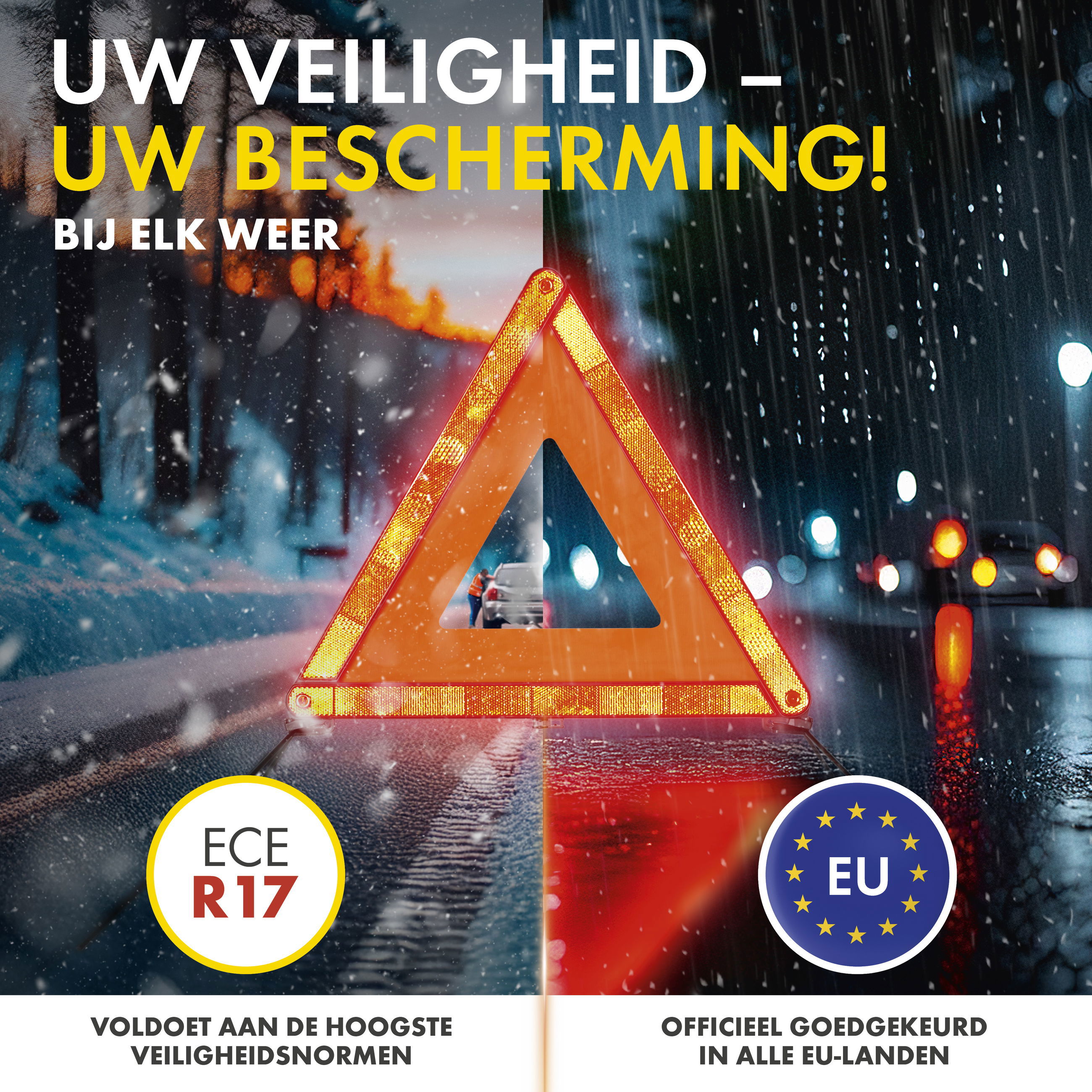Werbung, Plakat, Dreieck