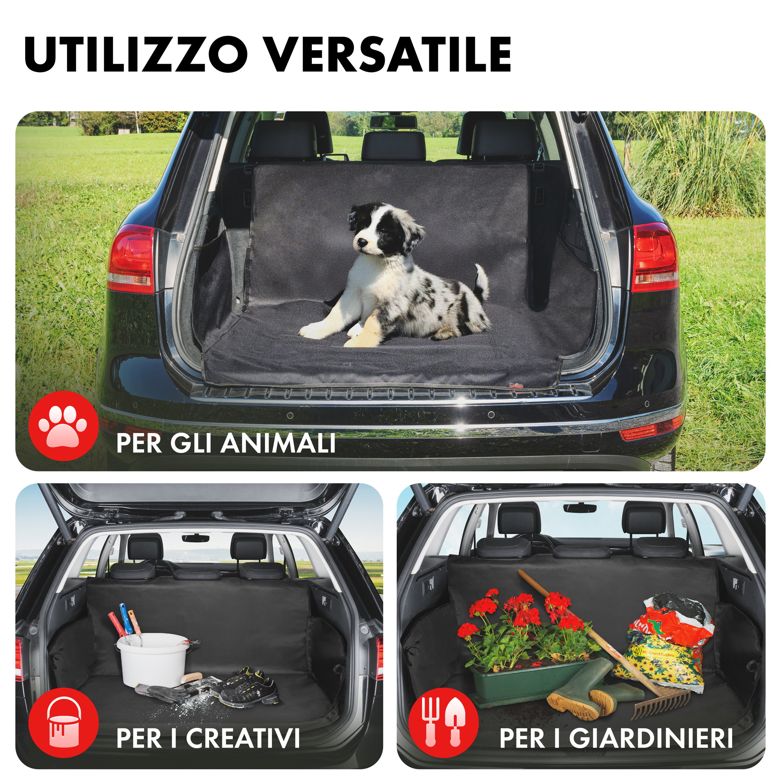 Copristivali Leo 100x155 cm nero