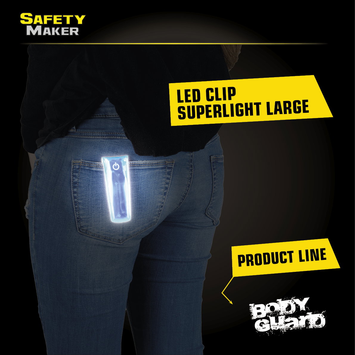 Multilight XL, LED-klips blå