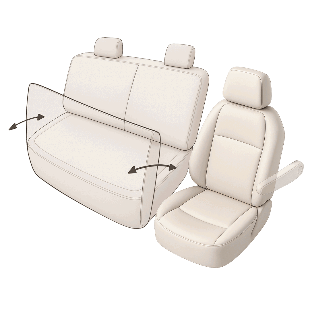 Transporter VW Crafter (SY_,SX 1EZ-VORNE-AL-1DB-BANK-KLAPP-3K anthrazit -Lissabon
