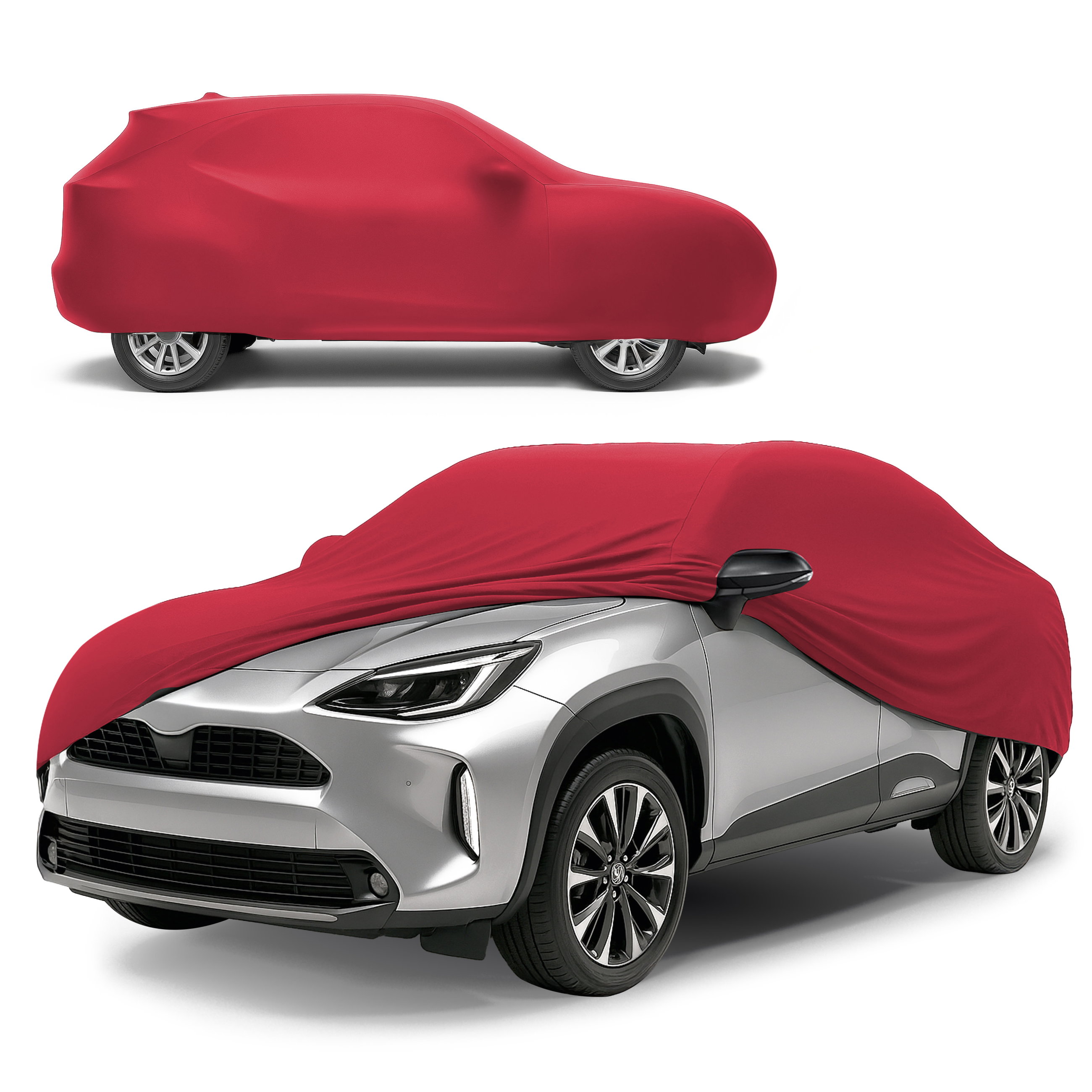 Car cover Indoor Stretch Plus size 7 SUV/VAN red, Walser Onlineshop