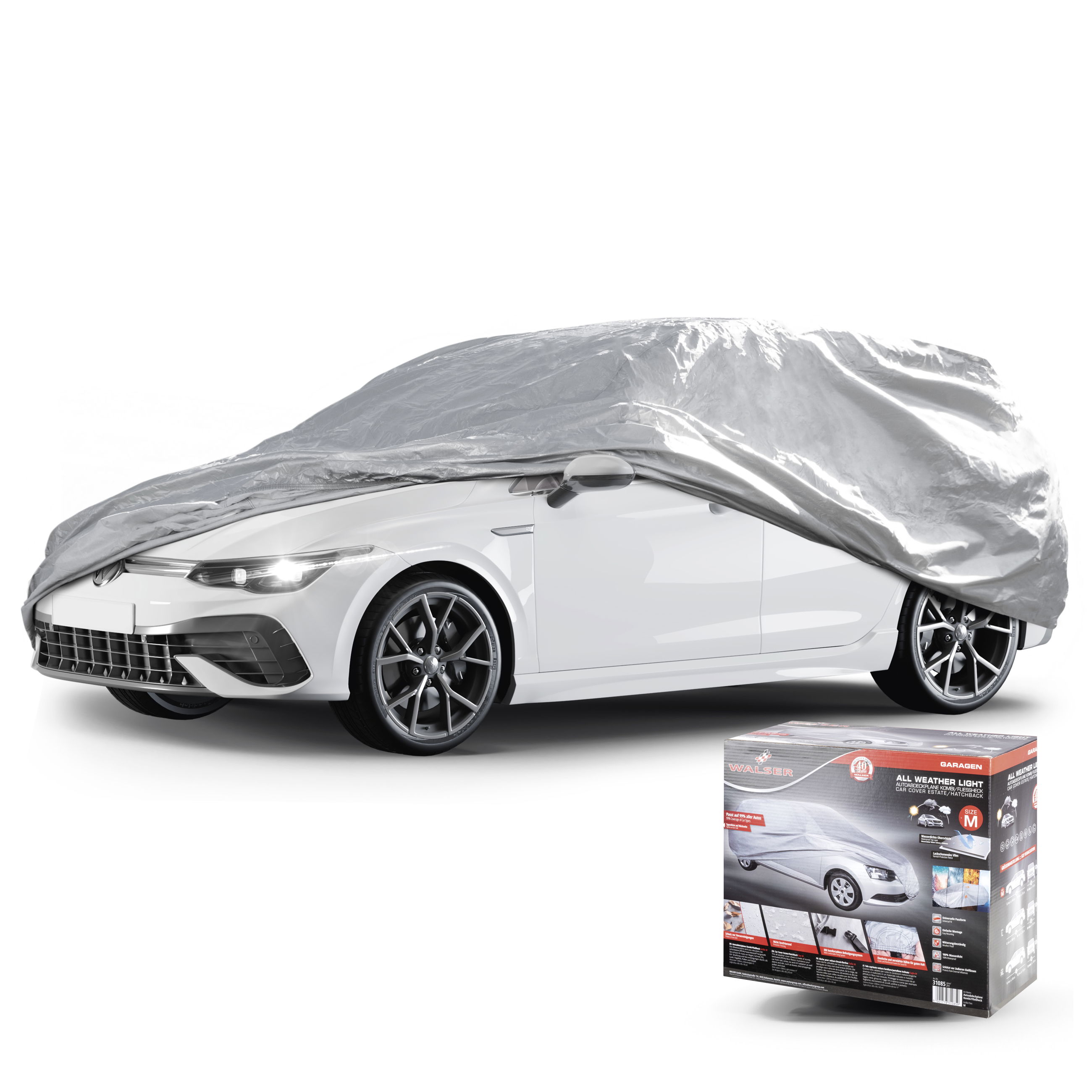 img_prd_shop_31085_abdeckplane_all_weather_light__sde__aec__v2 Bâche pour voiture All Weather Light Station wagon taille de garage M gris clair