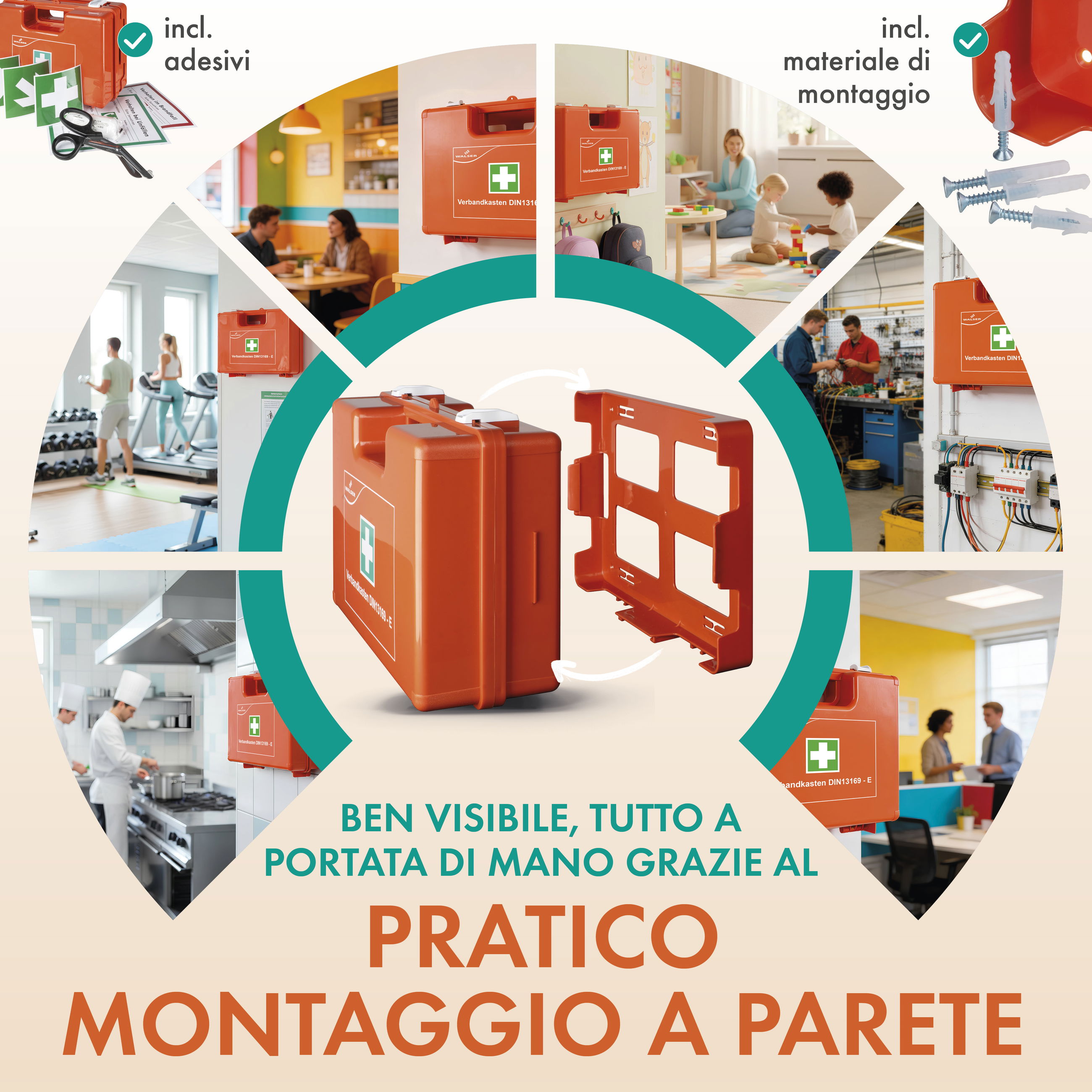 Werbung, Plakat, Person, Postfach