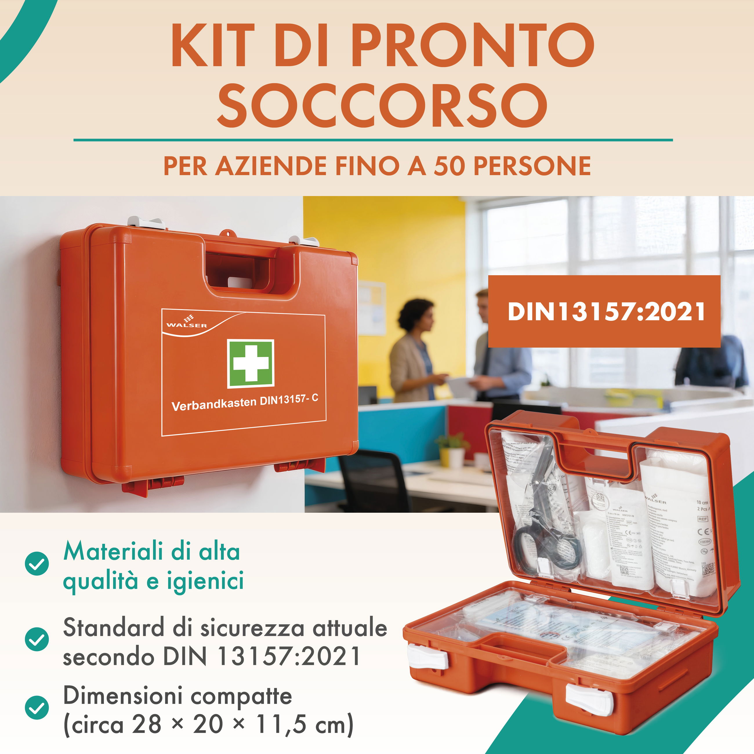 Erste Hilfe, Kabinett, Mobiliar