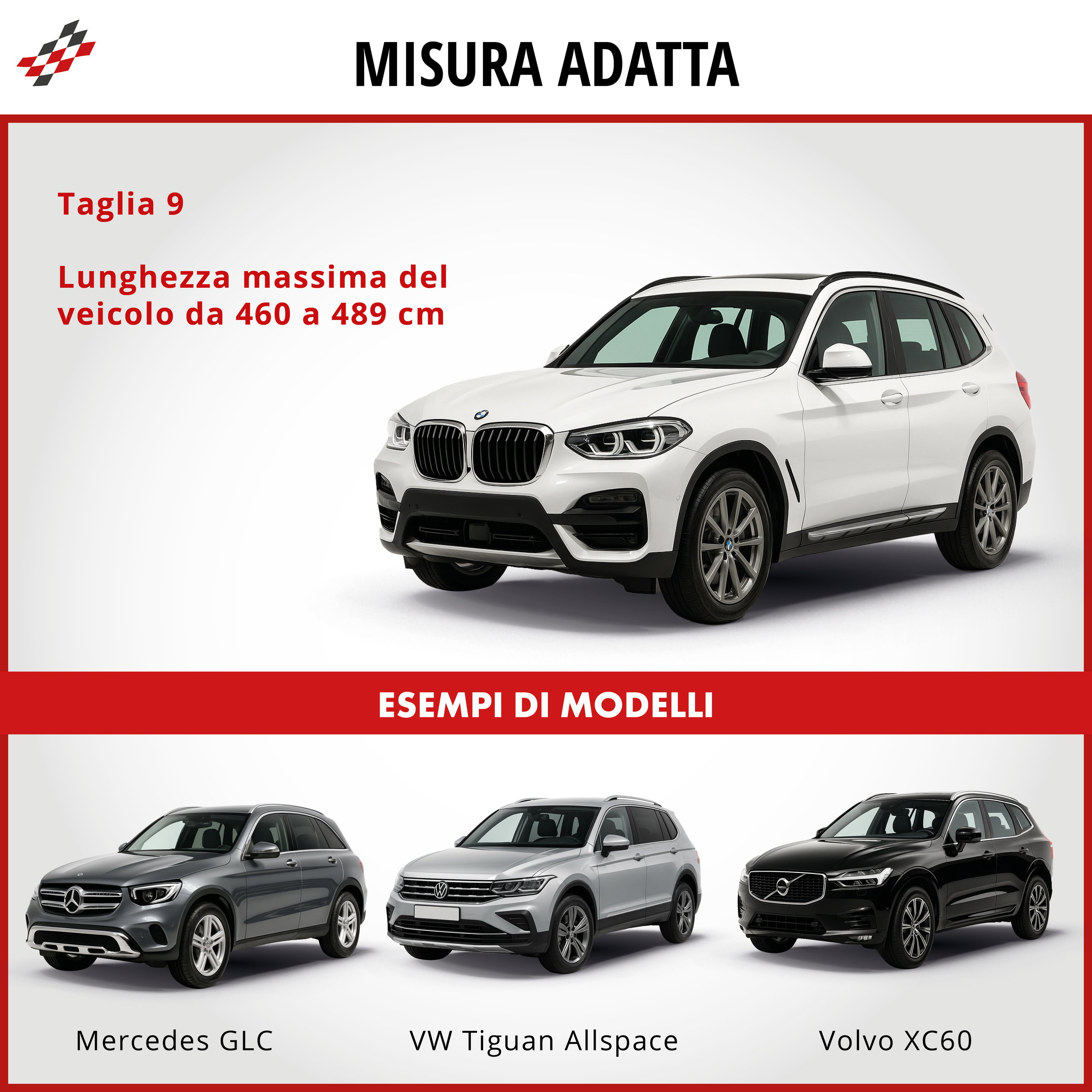 Premium Telo Copriauto Premium All Weather Plus, coperture da esterno, garage completo Misura 9 SUV/VAN grigio