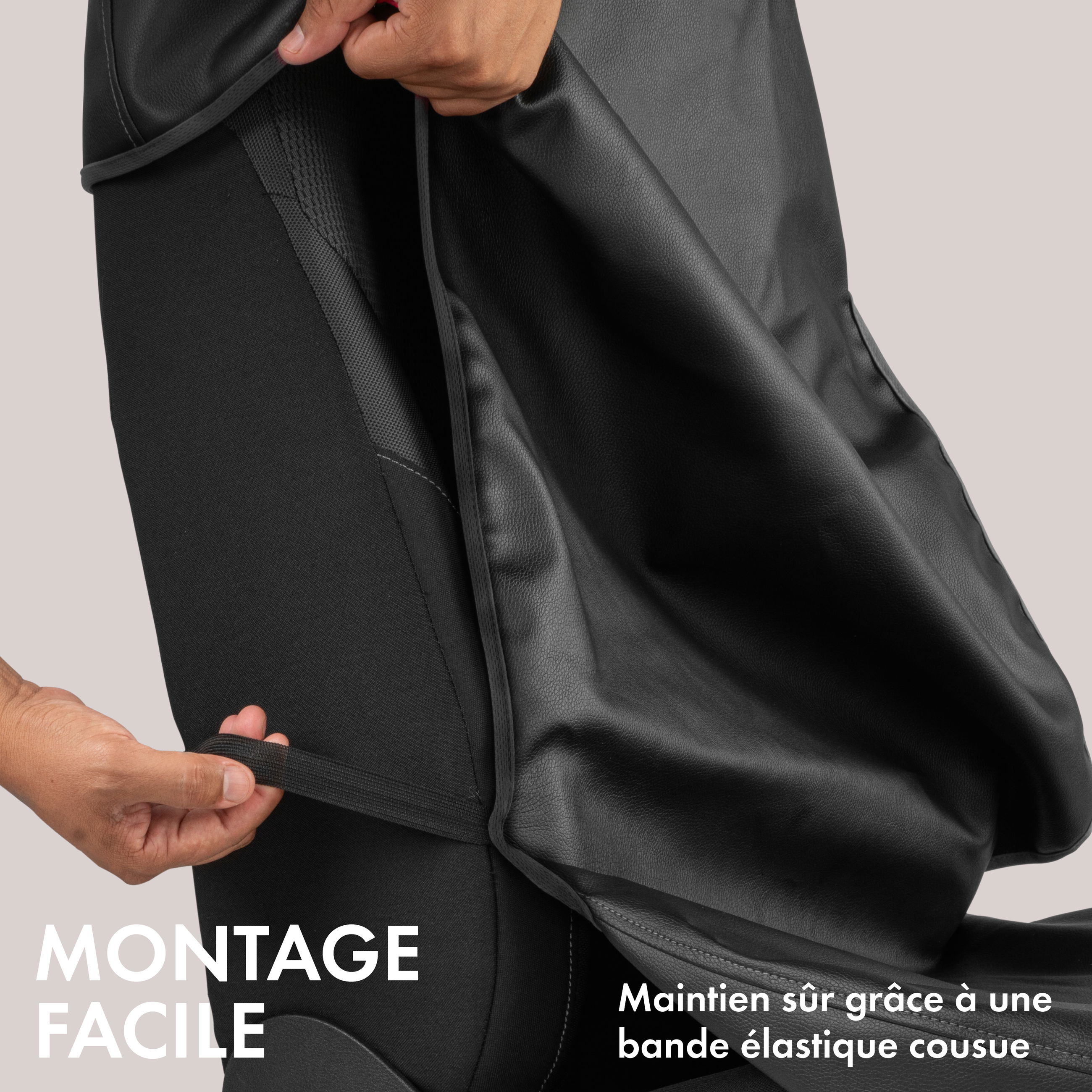 Rucksack, Zugband, Träger, Schwarz, Material