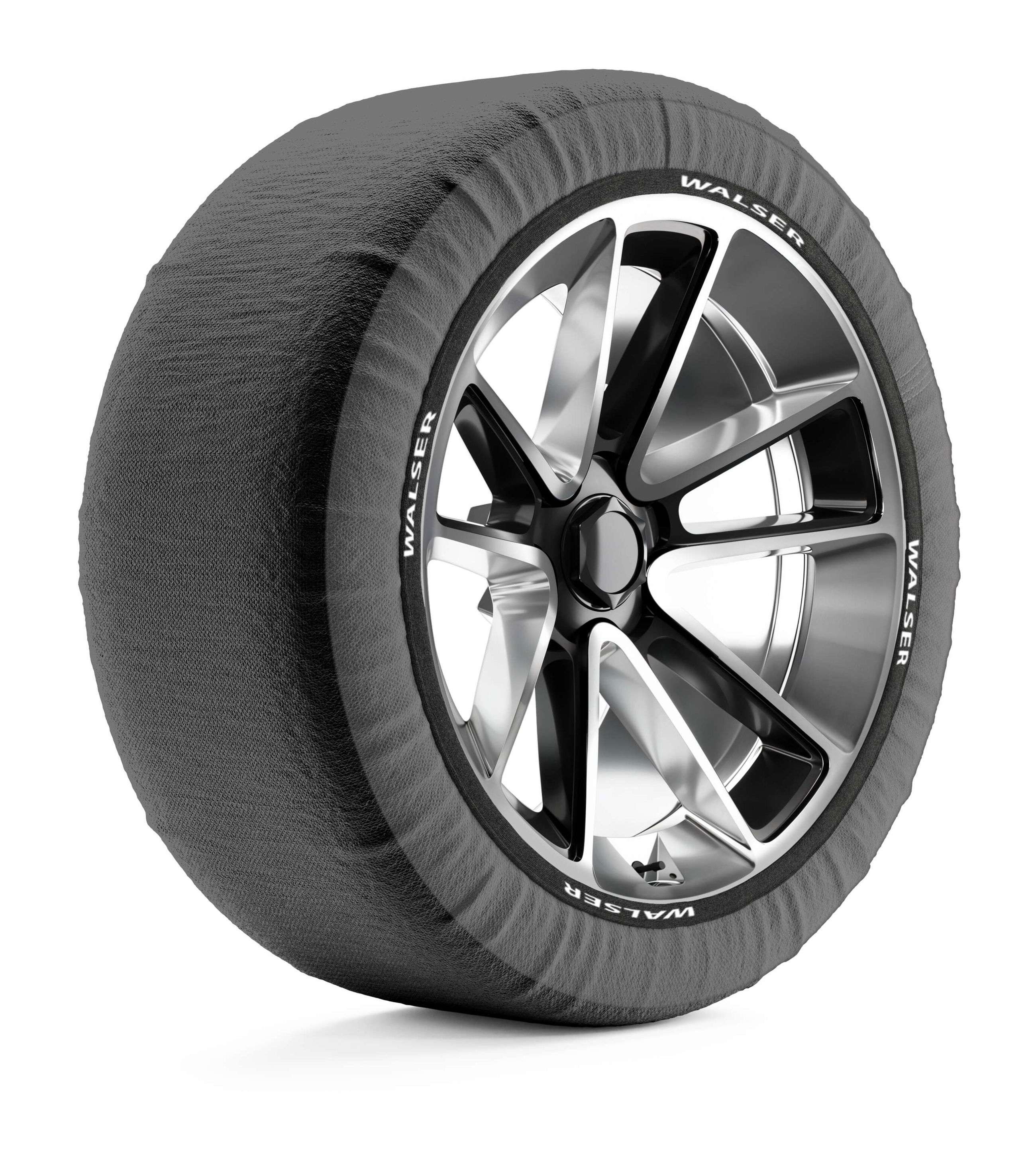 Premium Sneeuwkettingen Alternatief Easygo XL, Textiel Sneeuwkettingen gehomologeerd volgens EU-norm 16662-1, Sneeuwkousen Set van 2 grijs/zwart Leichtmetallfelge, Autorad, Sprach, Reifen, Rad, Leichtmetallfelge, Autorad, Sprach, Reifen, Rad, Leichtmetallfelge, Autorad, Sprach, Reifen, Rad